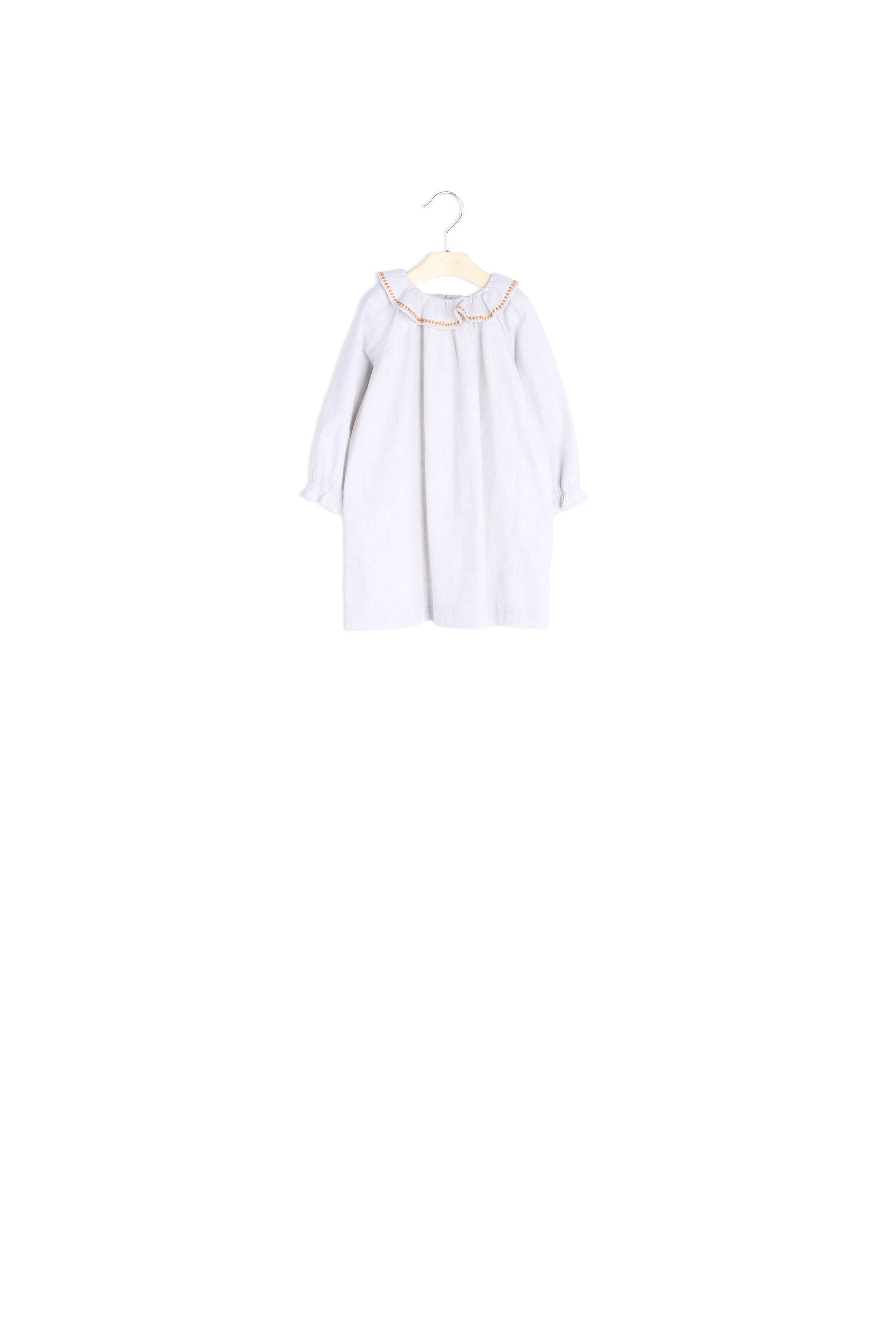 Robe à collerette brodée - Bonpoint vintage