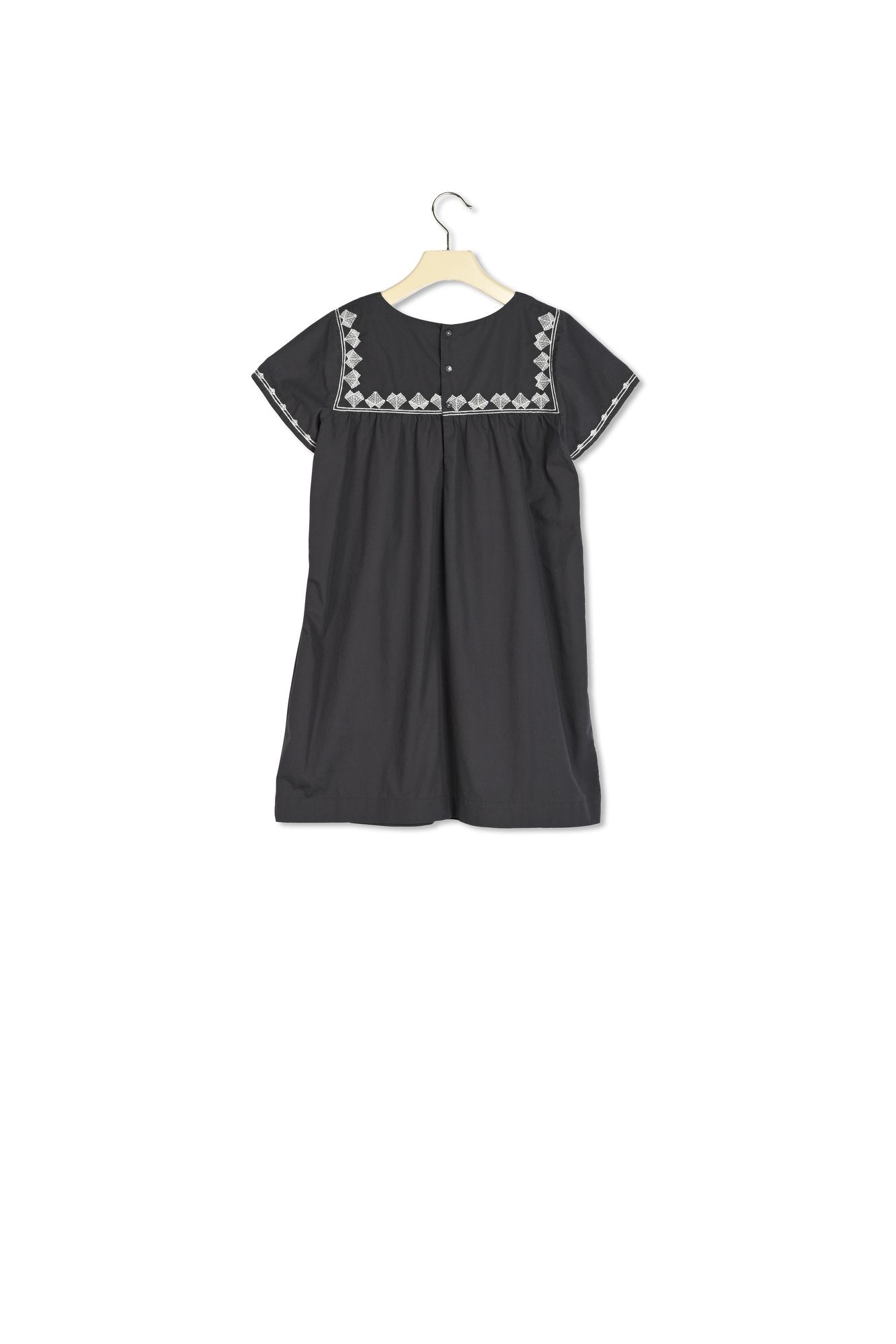 Robe en coton brodé - Bonpoint vintage