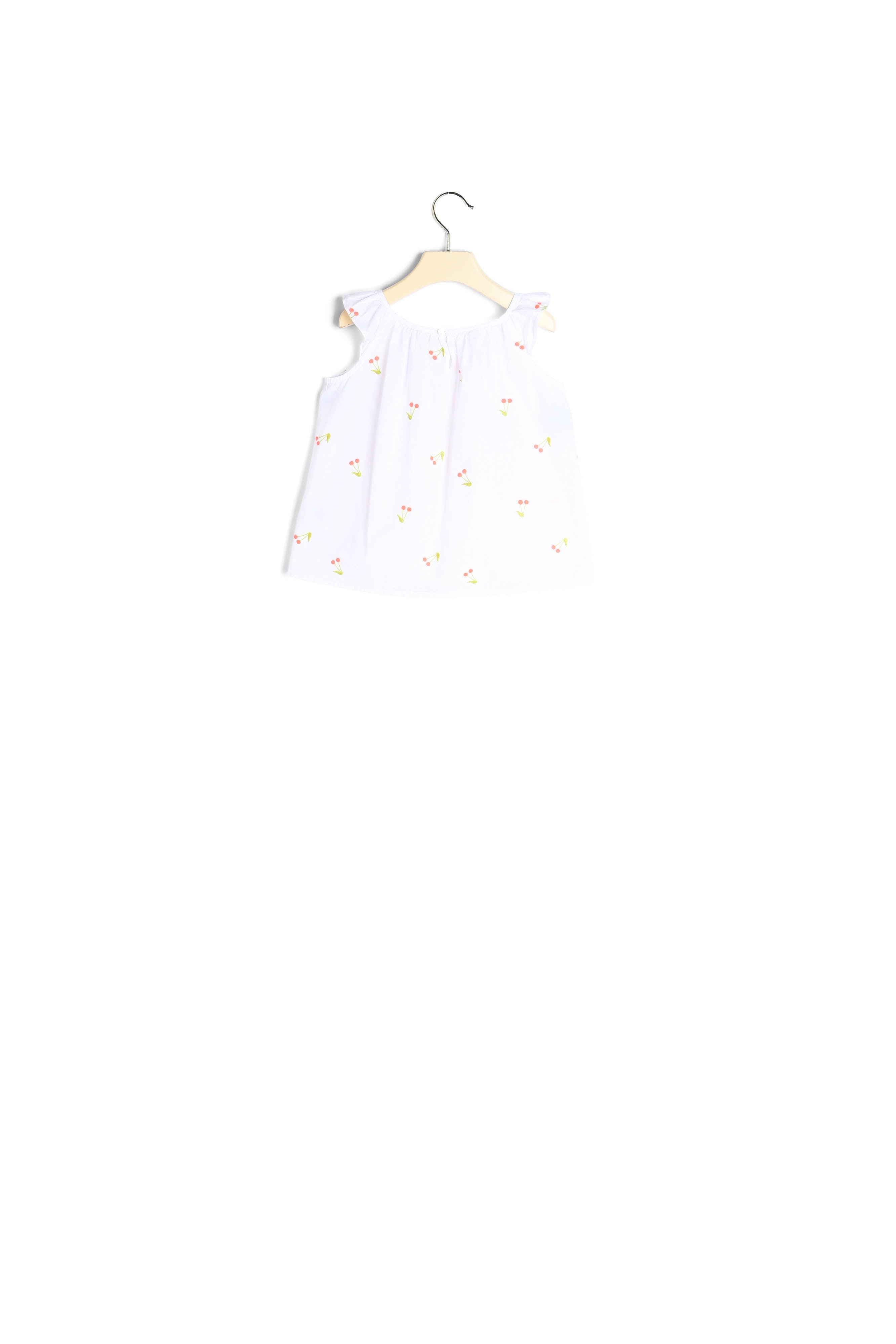 Blouse à cerises brodées - Bonpoint vintage