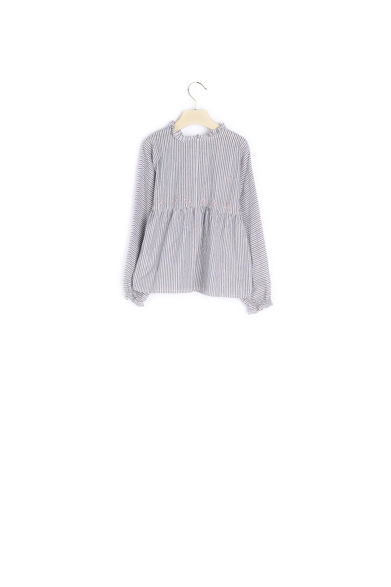 Blouse brodée main fille - Bonpoint vintage