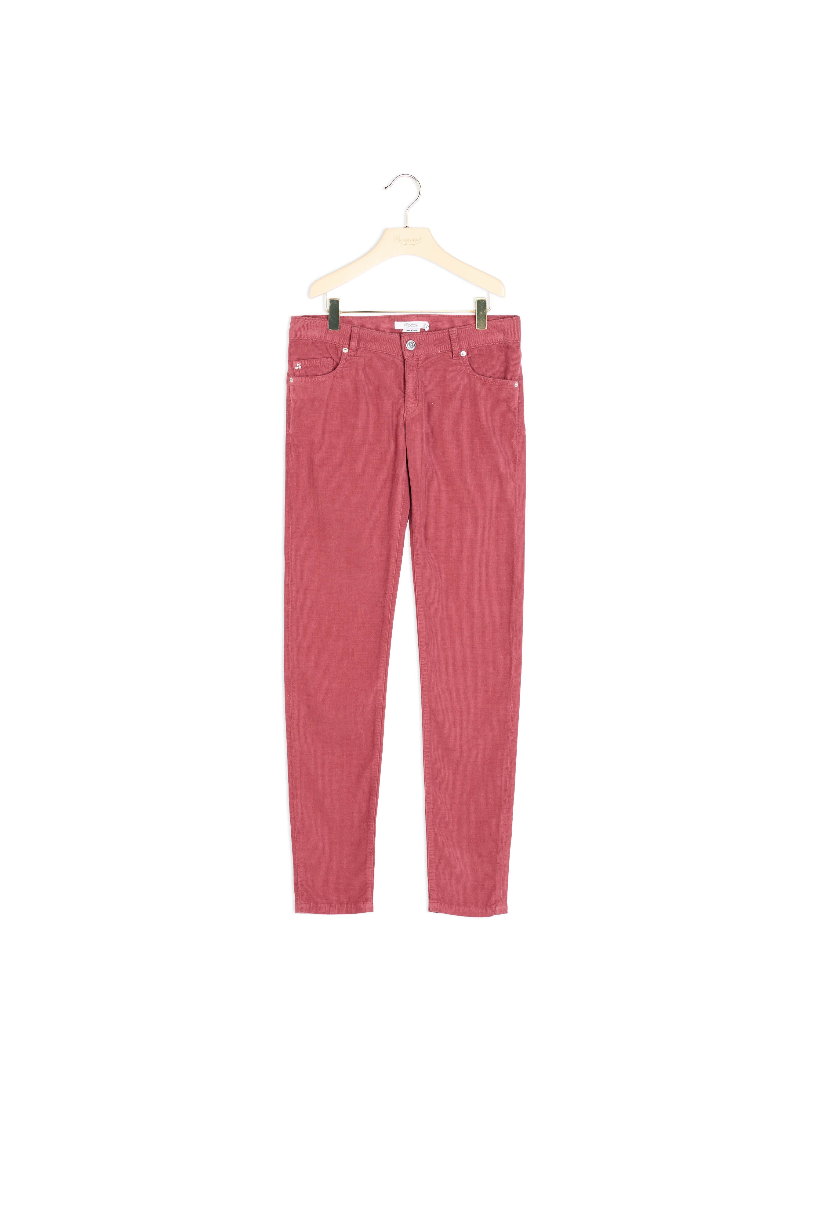 Pantalon slim en velours milleraies - Bonpoint vintage