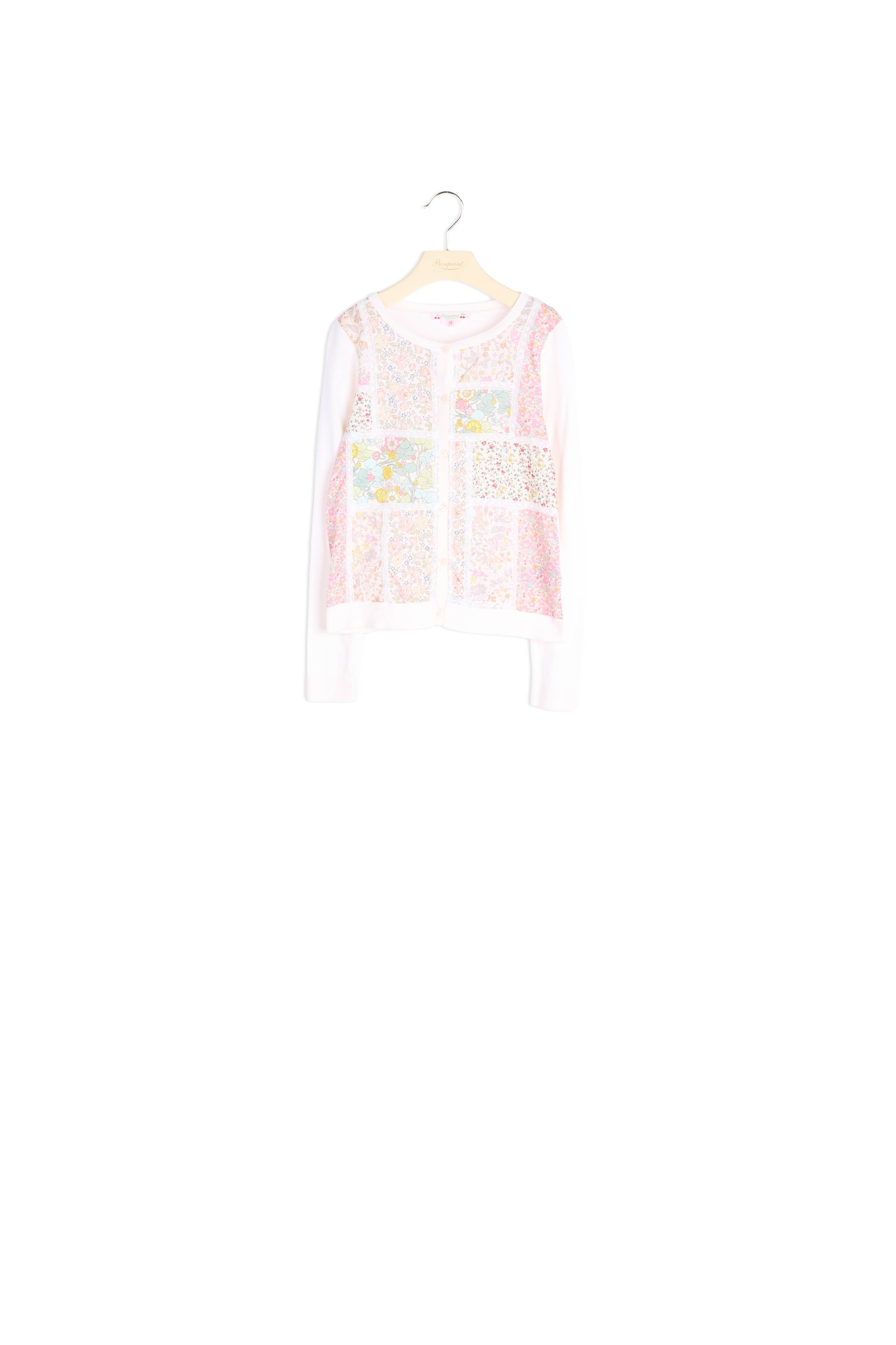 Cardigan multicolore liberty - Bonpoint vintage