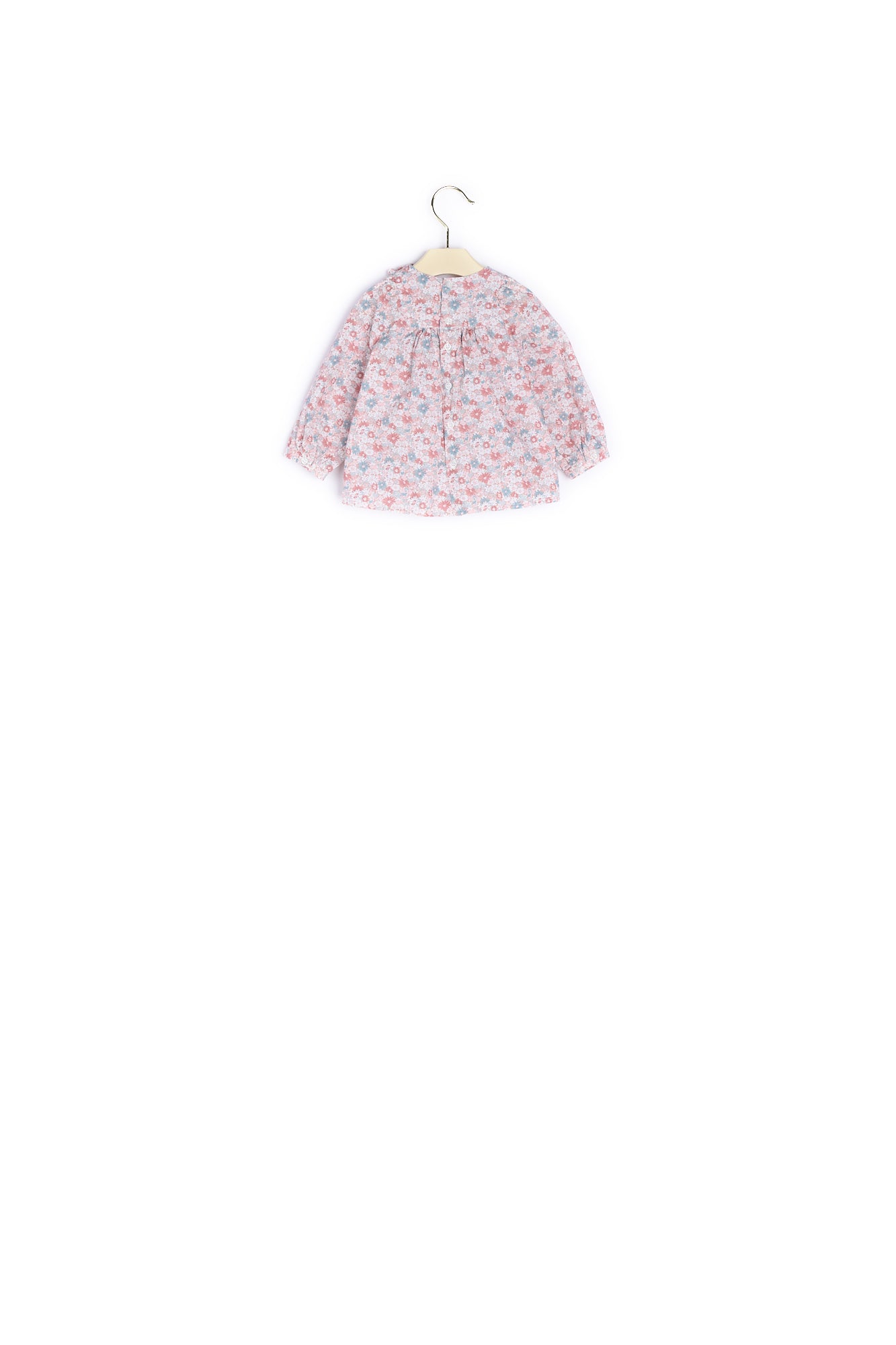 Blouse avec plastron et plis plats bébé - Bonpoint vintage