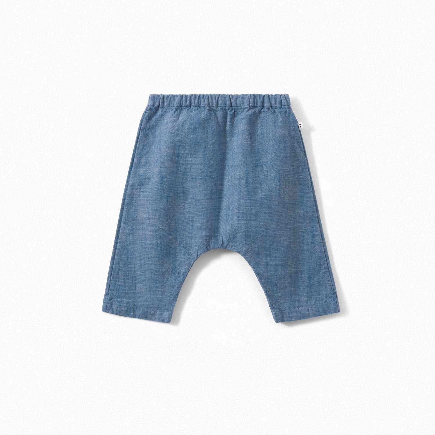 Pantalon en coton chambray bébé - Bonpoint vintage