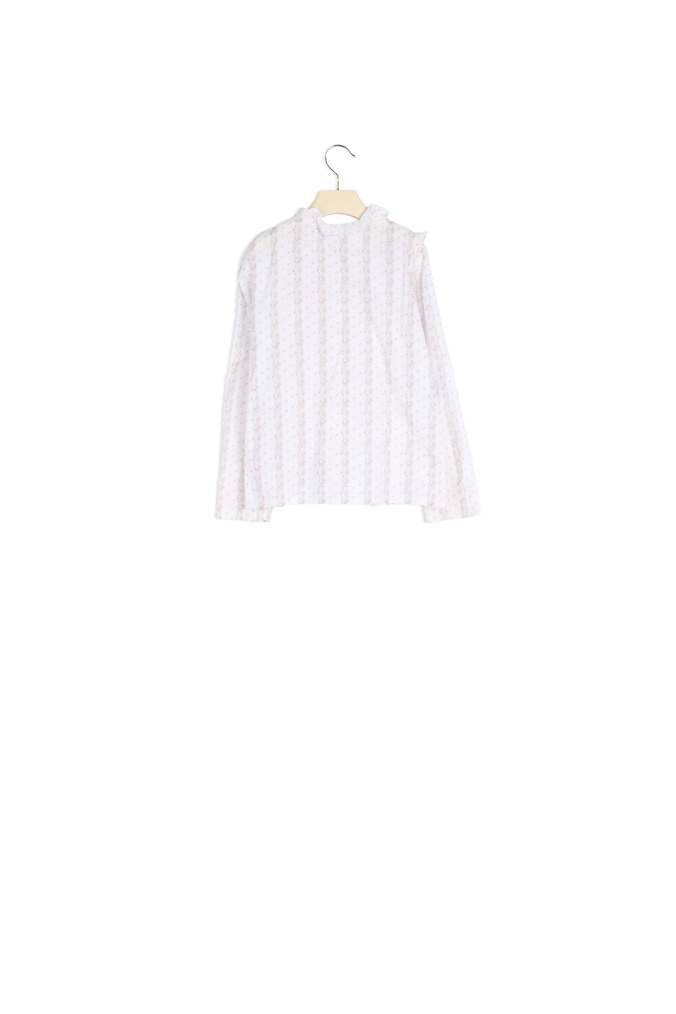 Chemise en popeline brodée fille - Bonpoint vintage