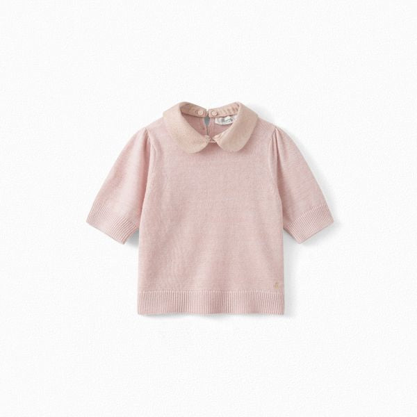 Pull à col Claudine fille - Bonpoint vintage