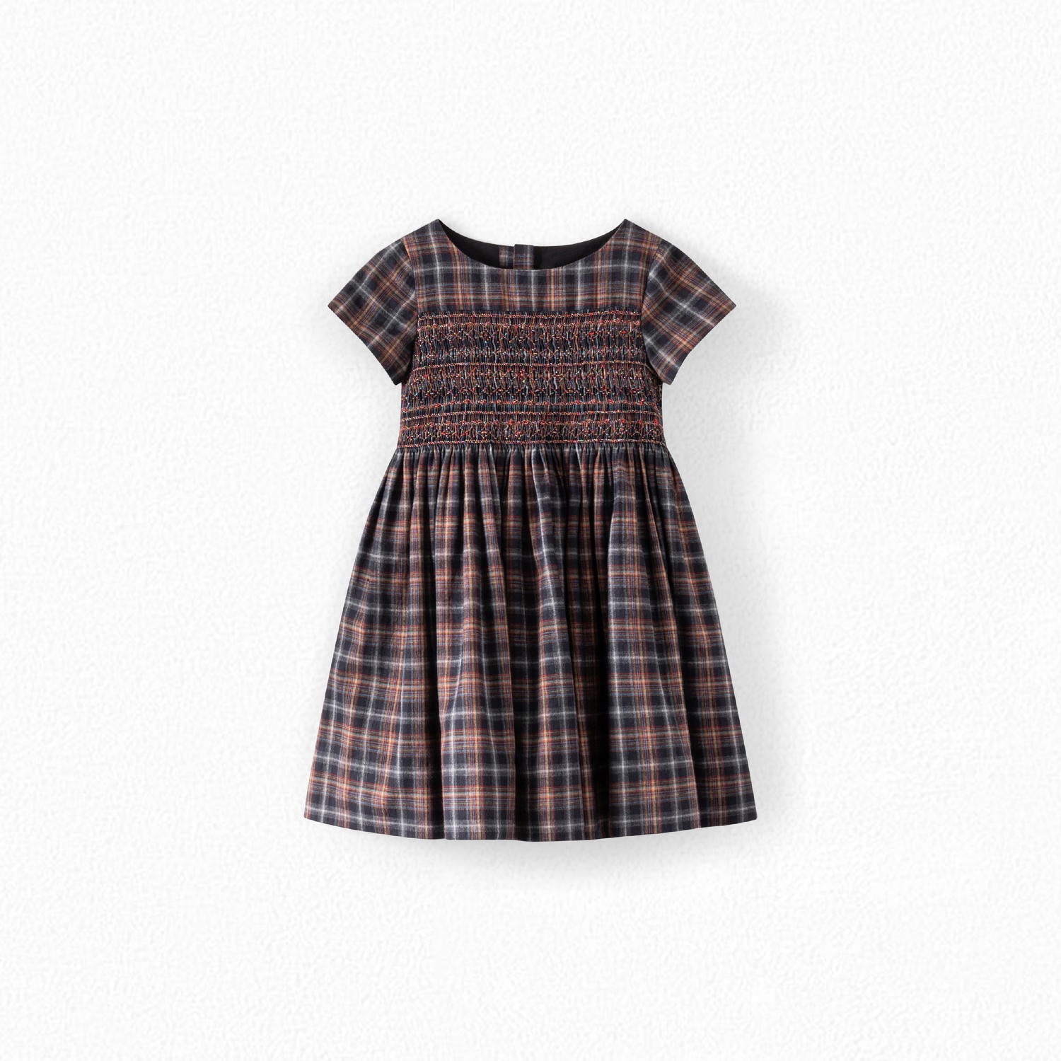 Robe smockée en twill - Bonpoint vintage