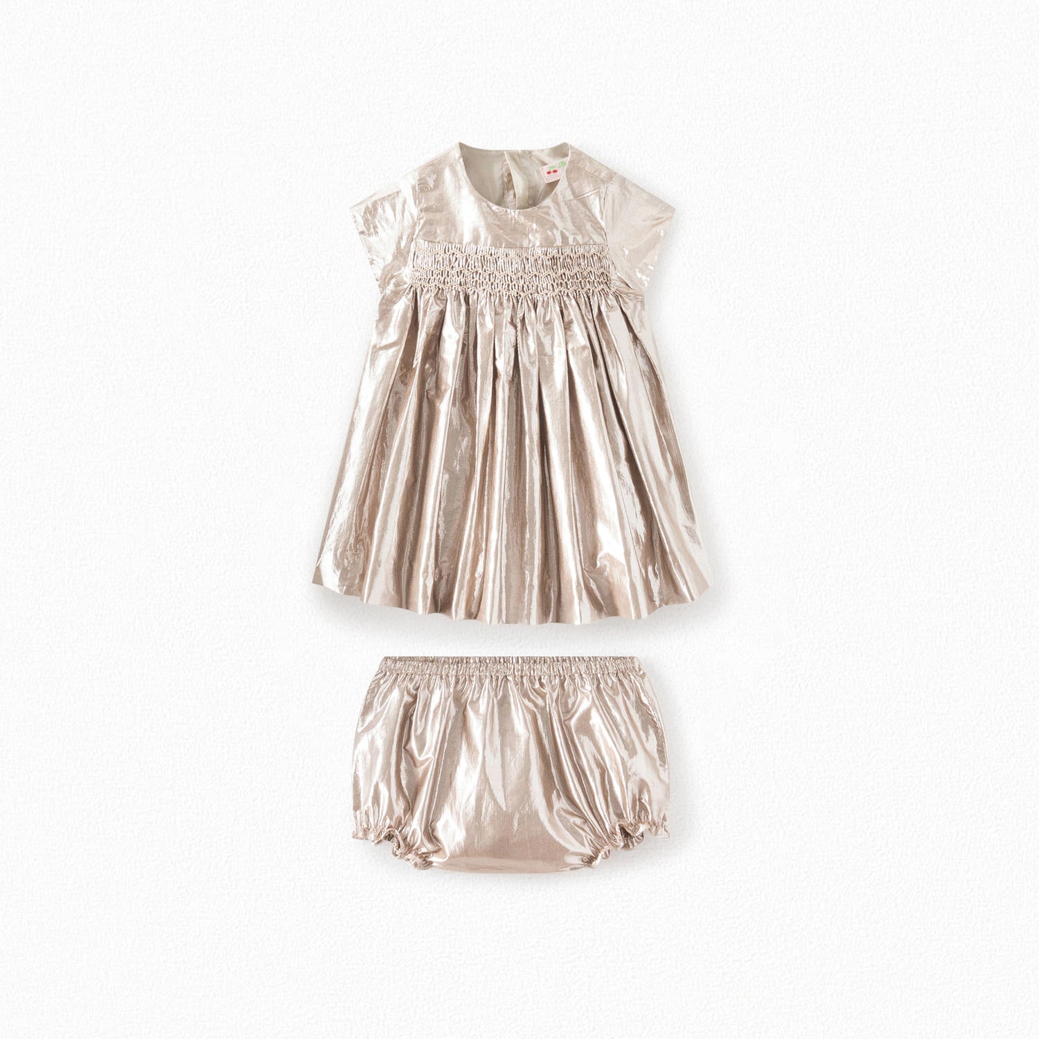 Robe habillée en taffetas bébé - Bonpoint vintage