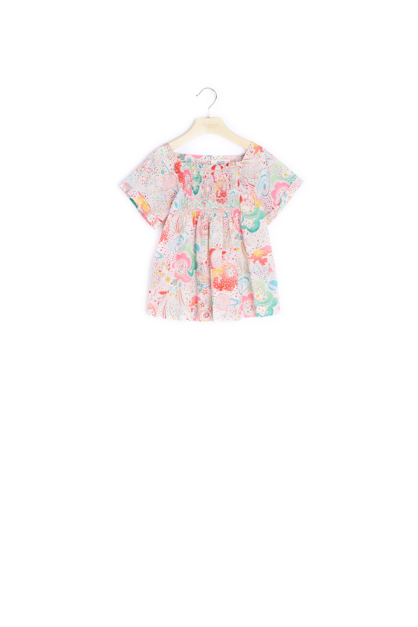 Blouse Pays à motif Liberty - Bonpoint vintage