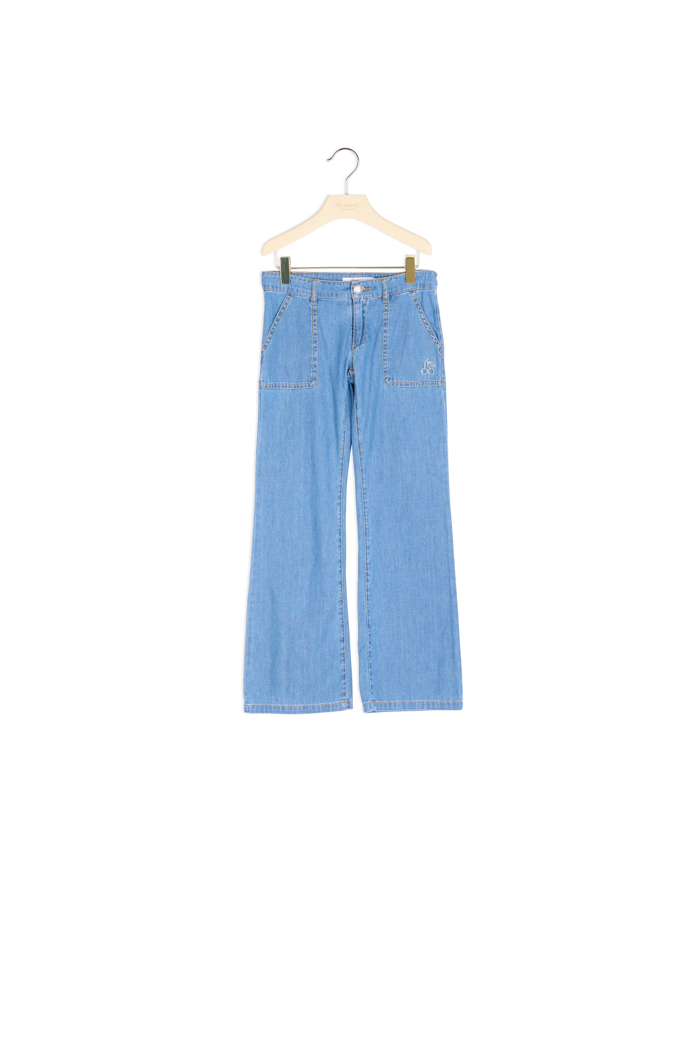 Jean évasé en denim léger - Bonpoint vintage