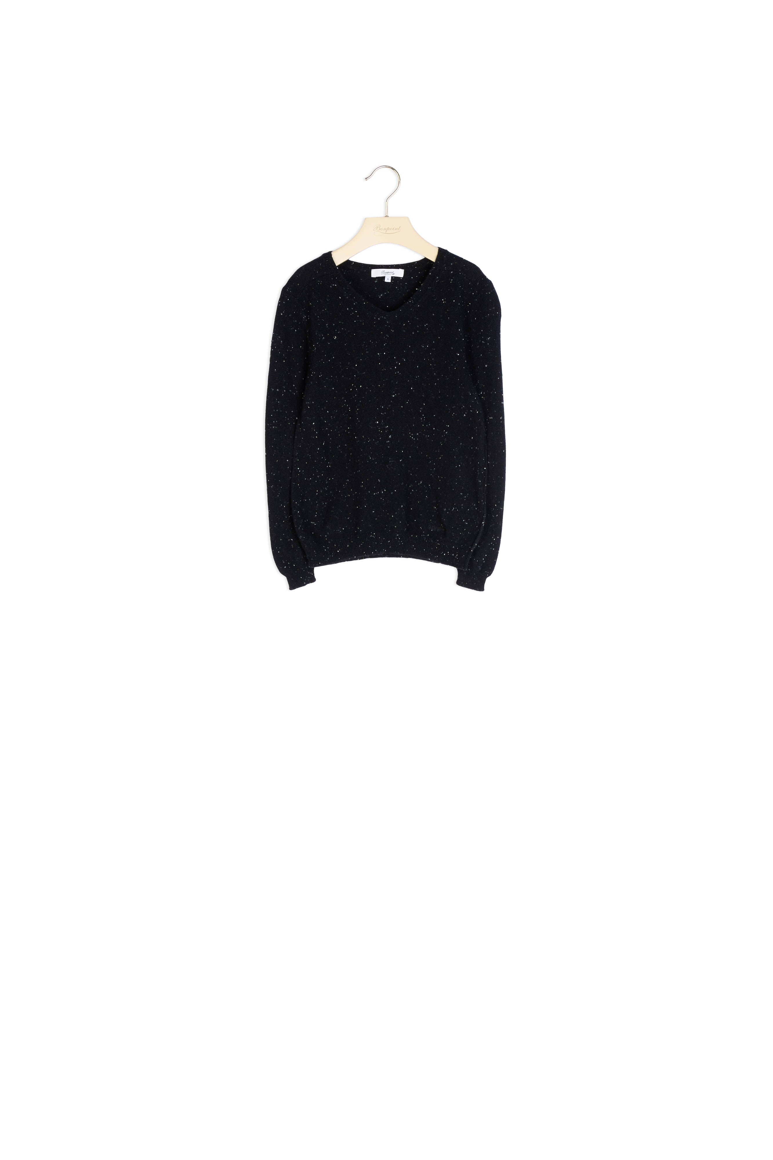 Pull col V en cachemire - Bonpoint vintage