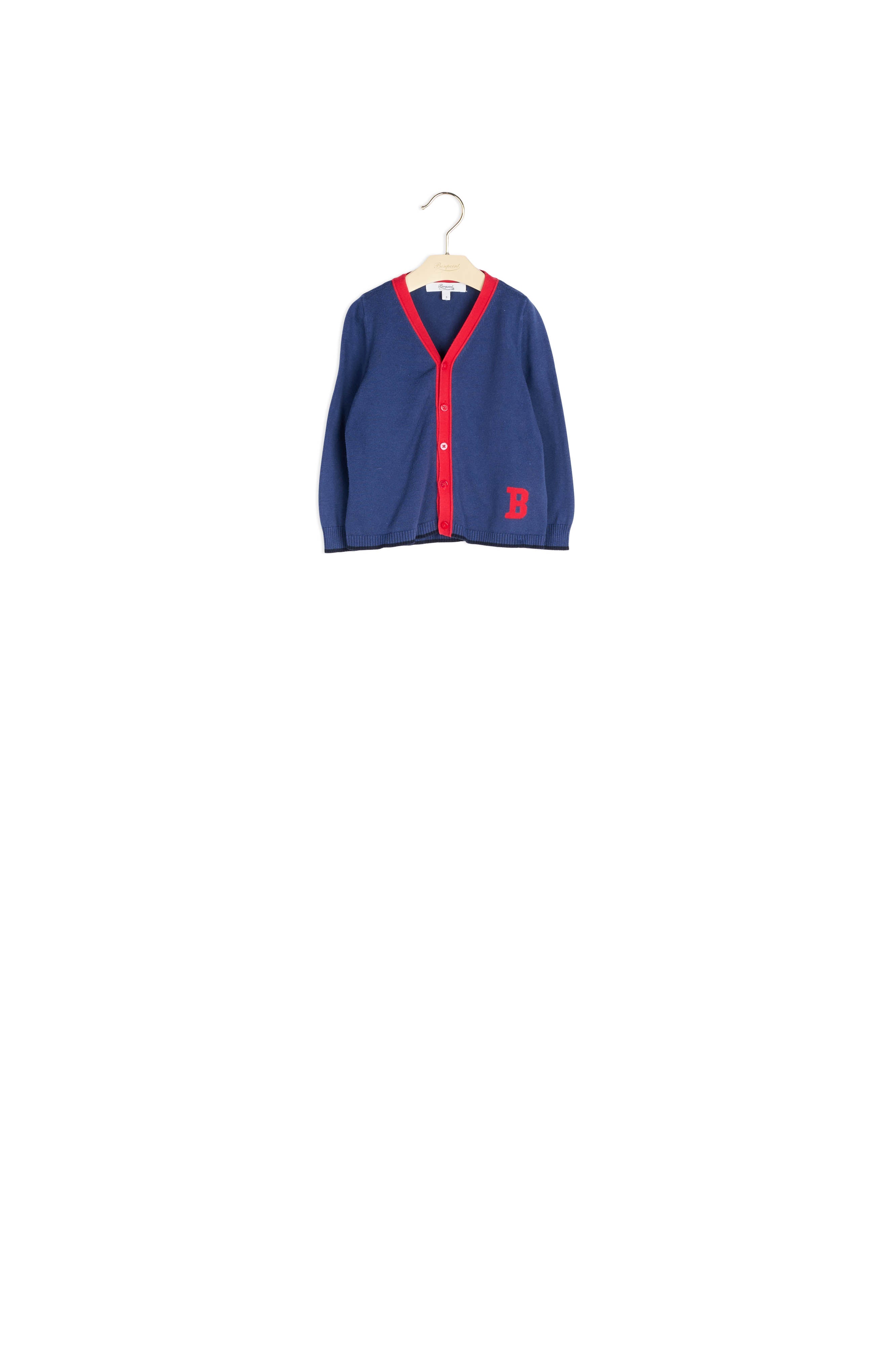 Cardigan avec motif intarsia - Bonpoint vintage