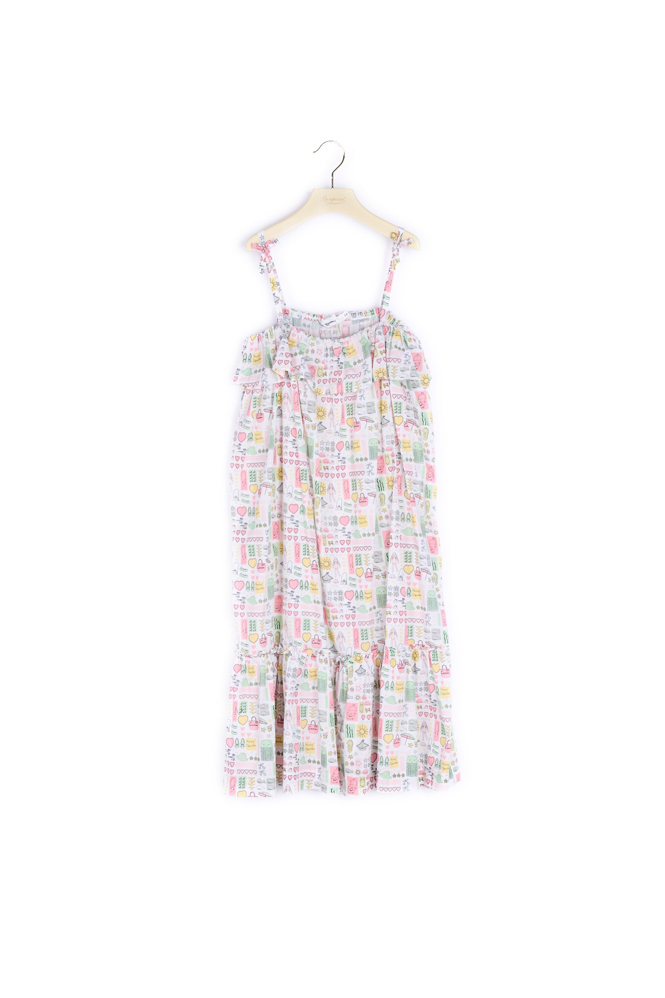 Robe en popeline imprimée - Bonpoint vintage