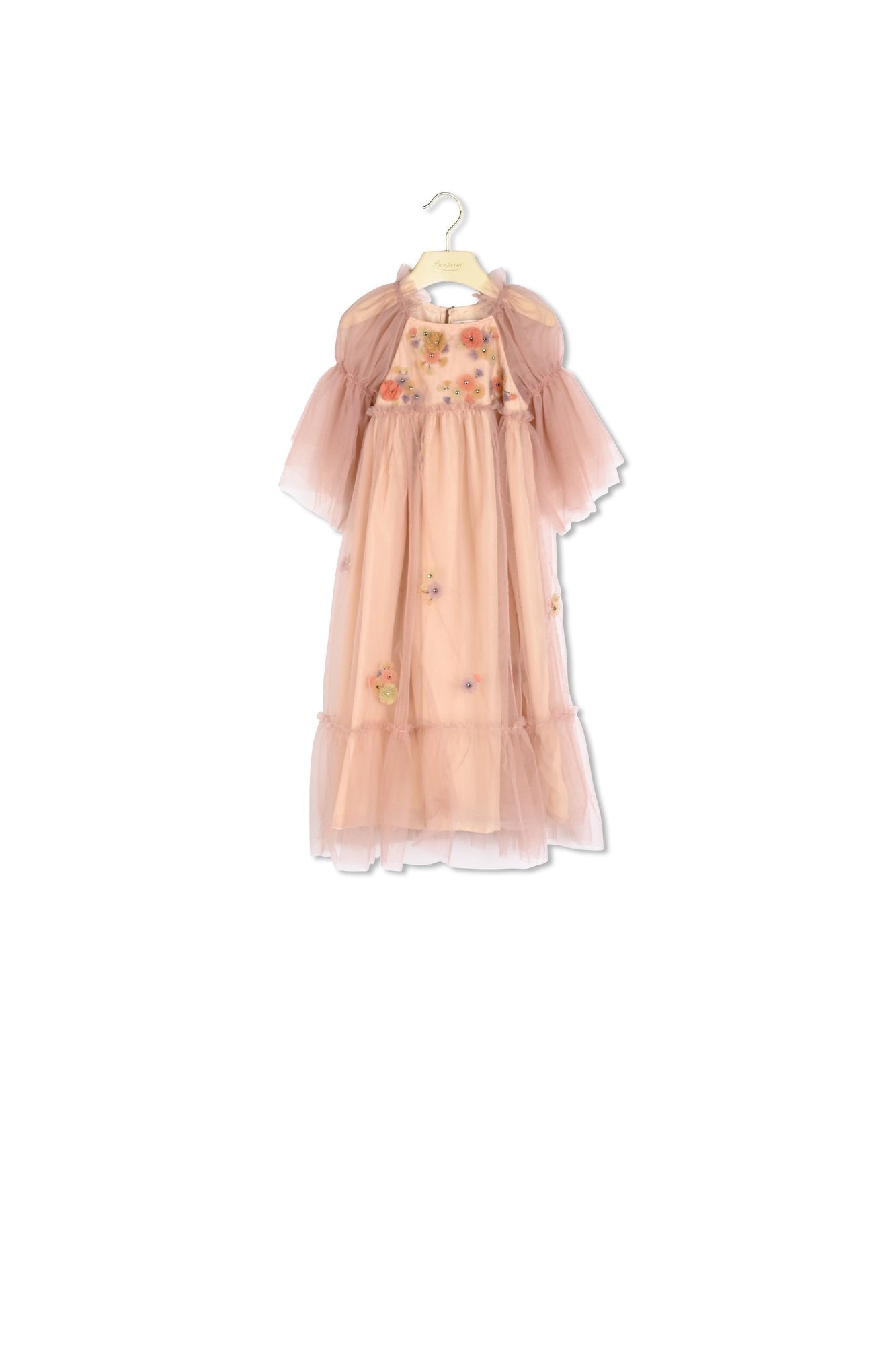 Robe Palace tulle brodé - Bonpoint vintage