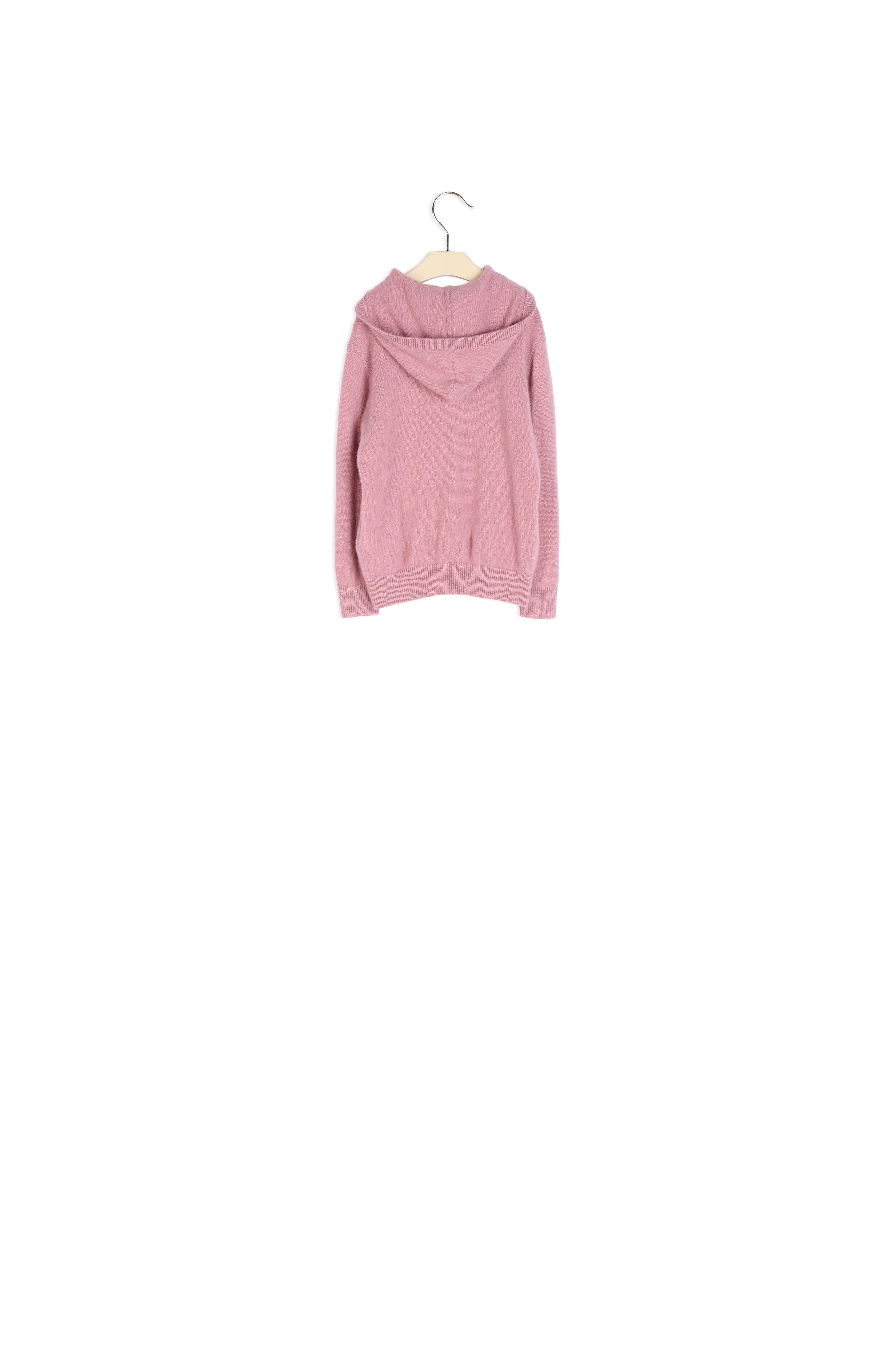 Pull à capuche en cachemire fille - Bonpoint vintage