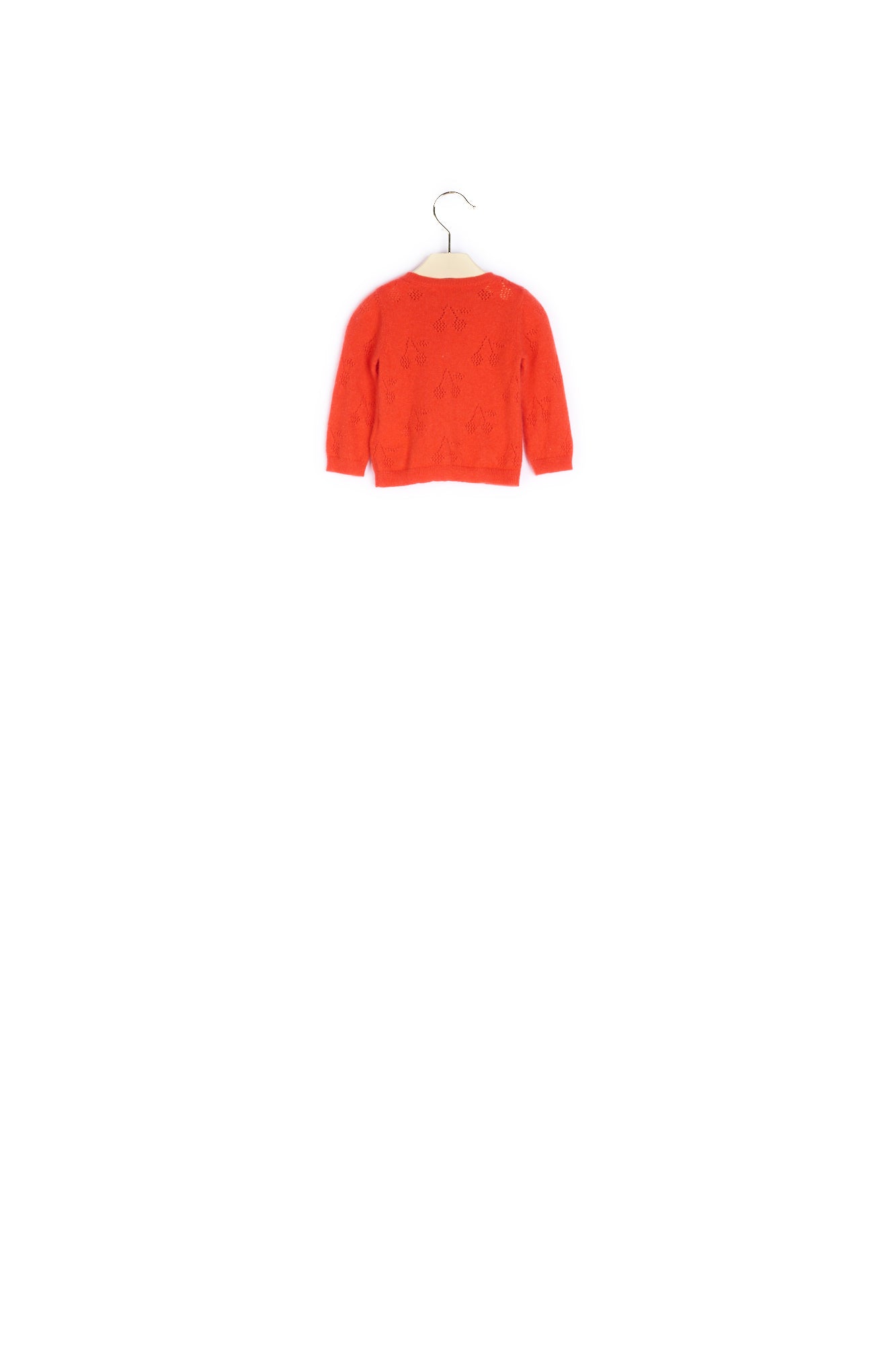 Cardigan Cerise Ajourée - Bonpoint vintage