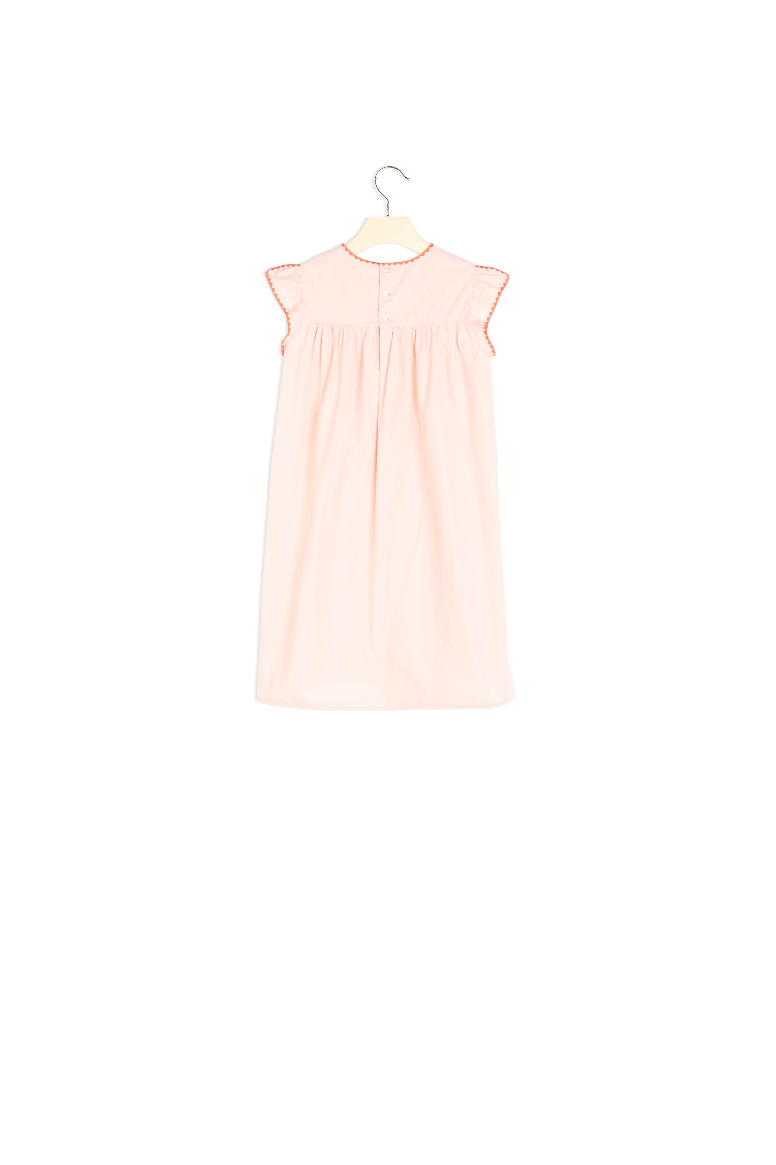 Robe en popeline brodée - Bonpoint vintage