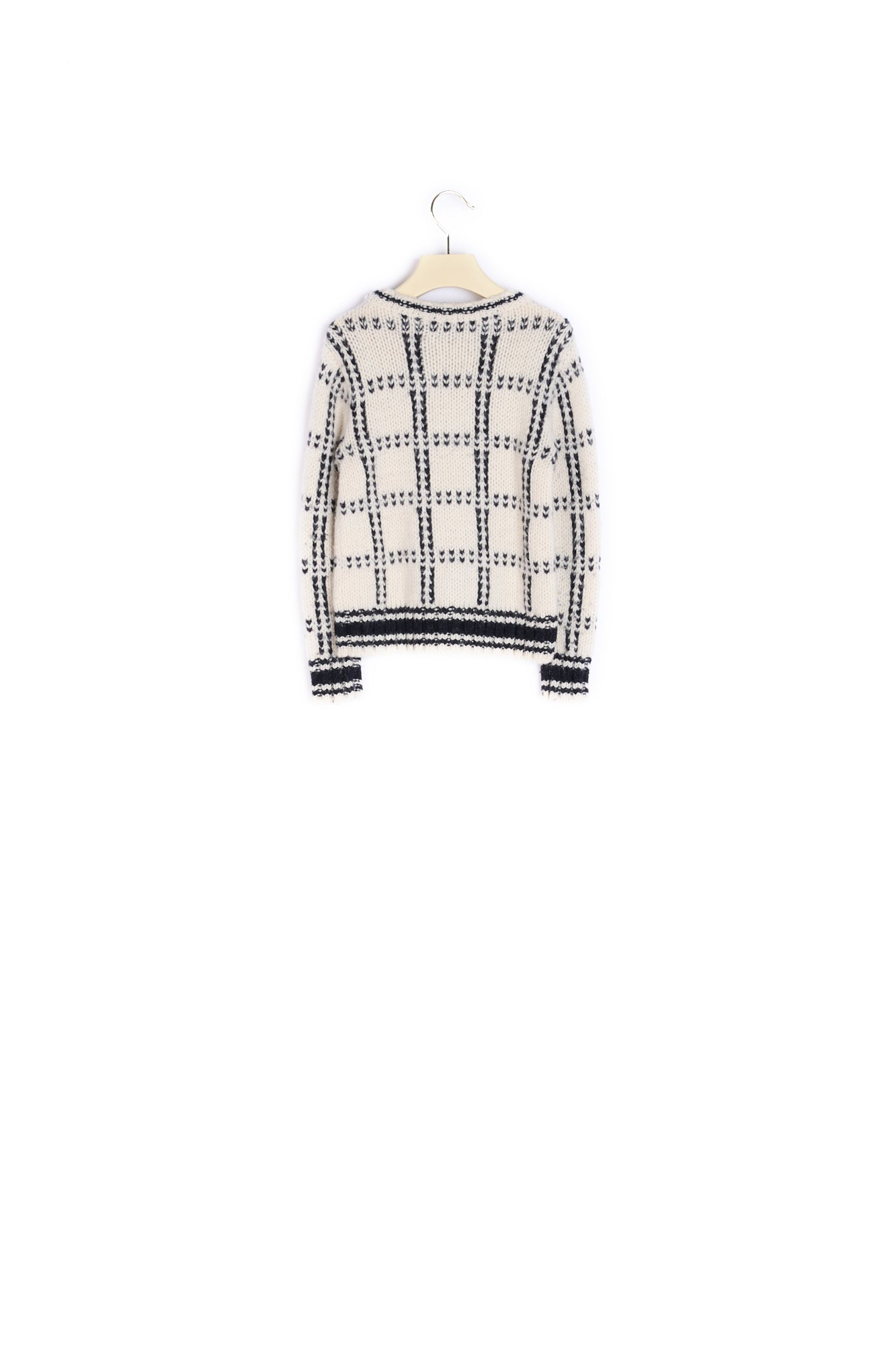 Pull Jacquard Carreaux - Bonpoint vintage