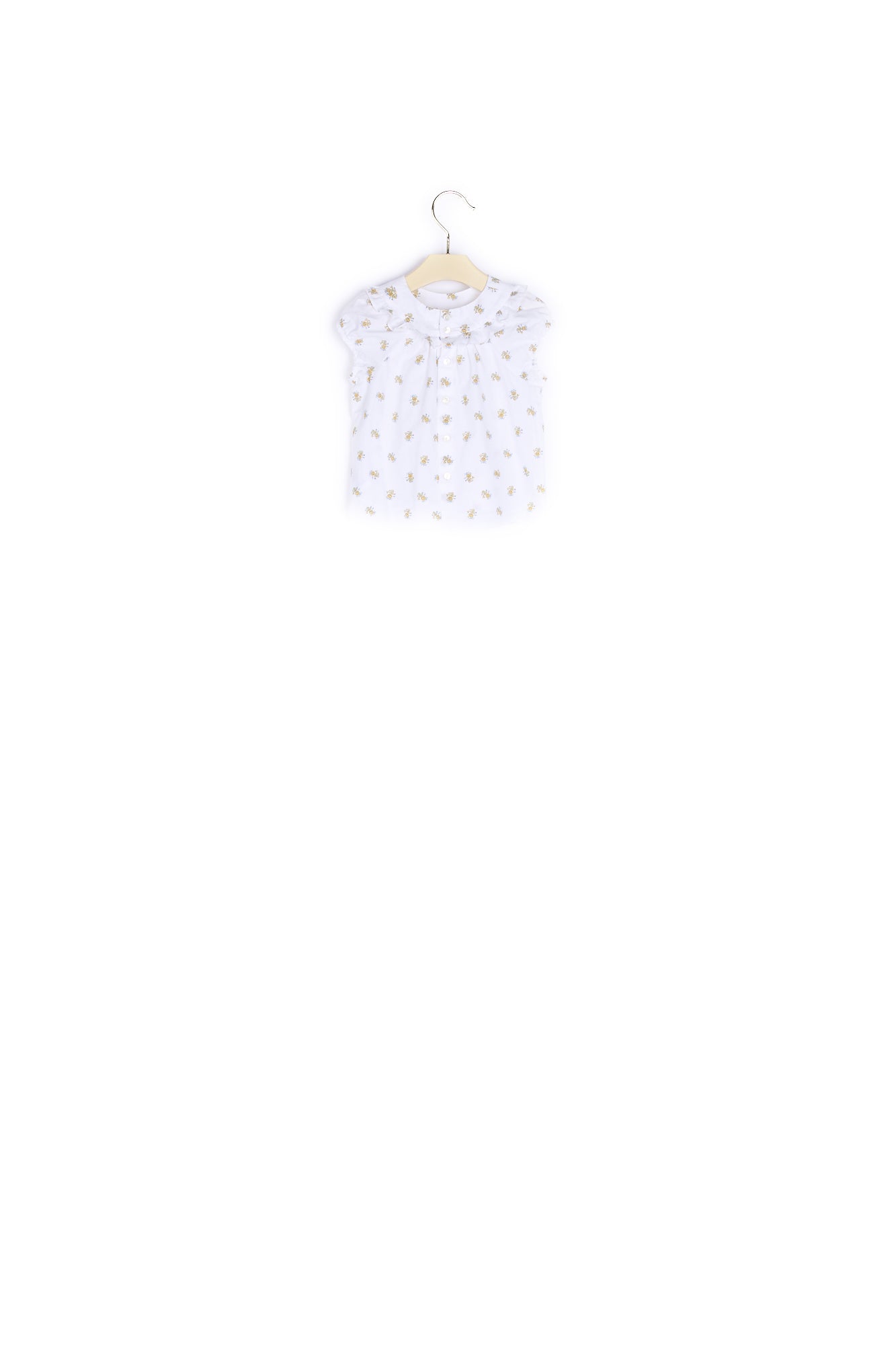 Blouse en popeline imprimée - Bonpoint vintage