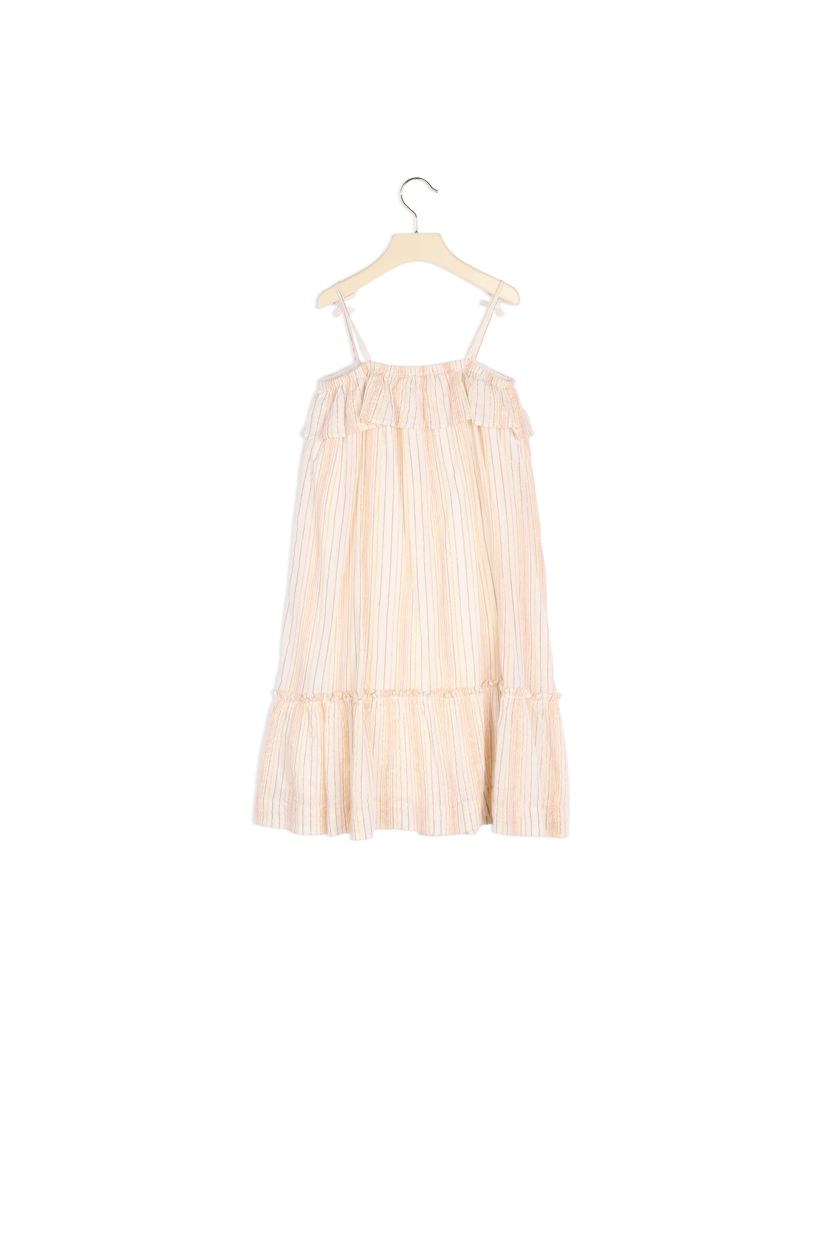 Robe en crépon rayé rayures - Bonpoint vintage