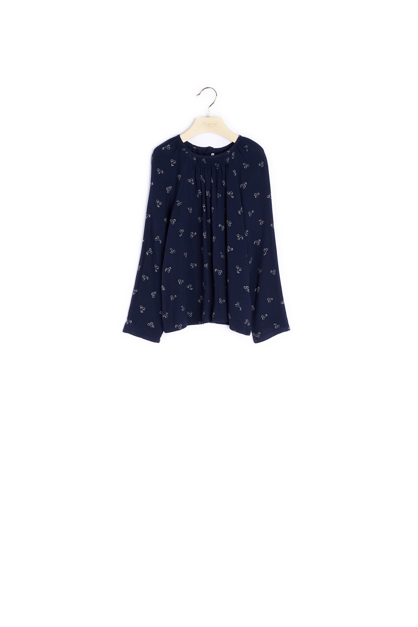 Blouse imprimée de cerises fille - Bonpoint vintage