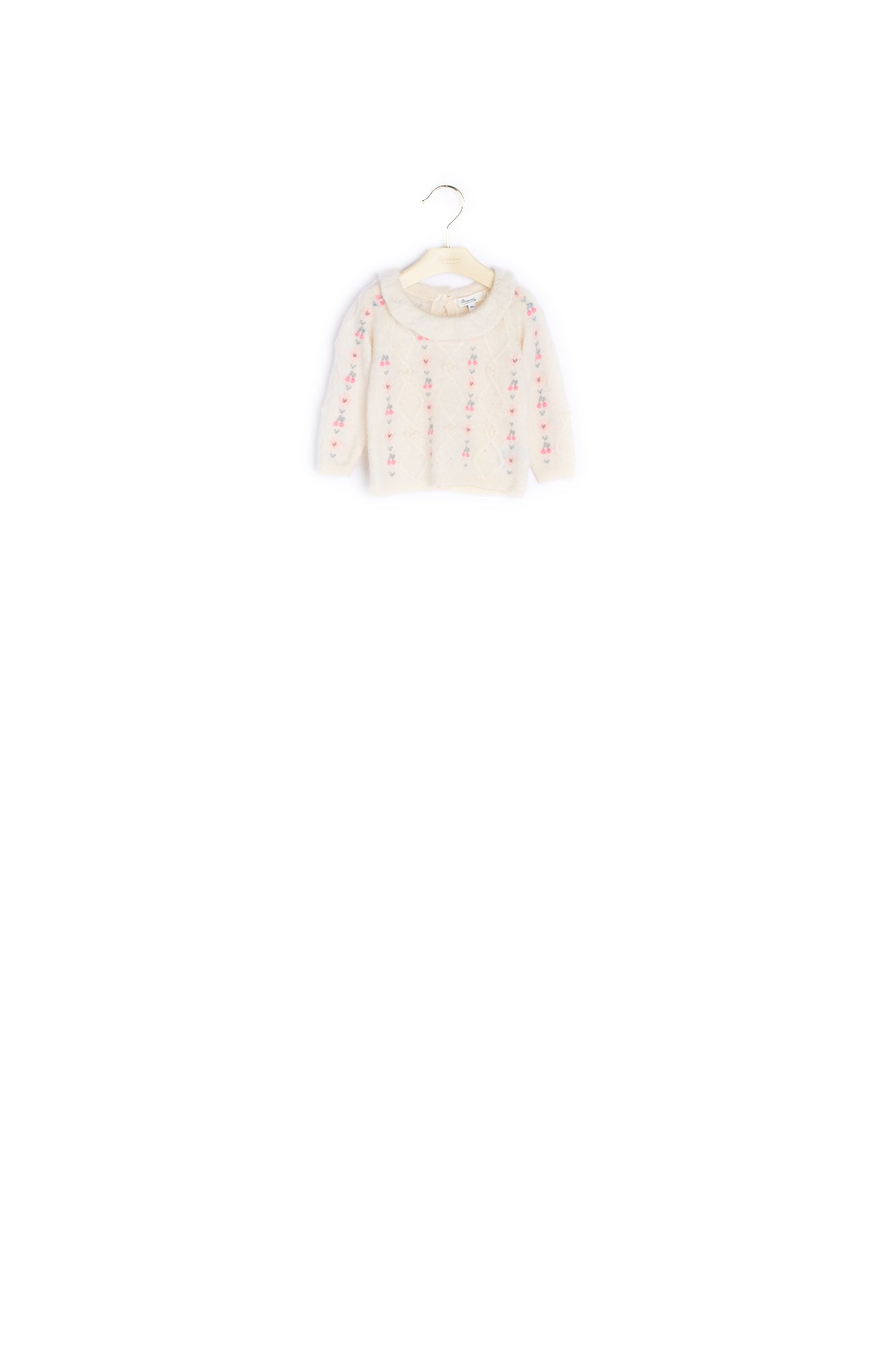 Pull raglan collerette bébé - Bonpoint vintage