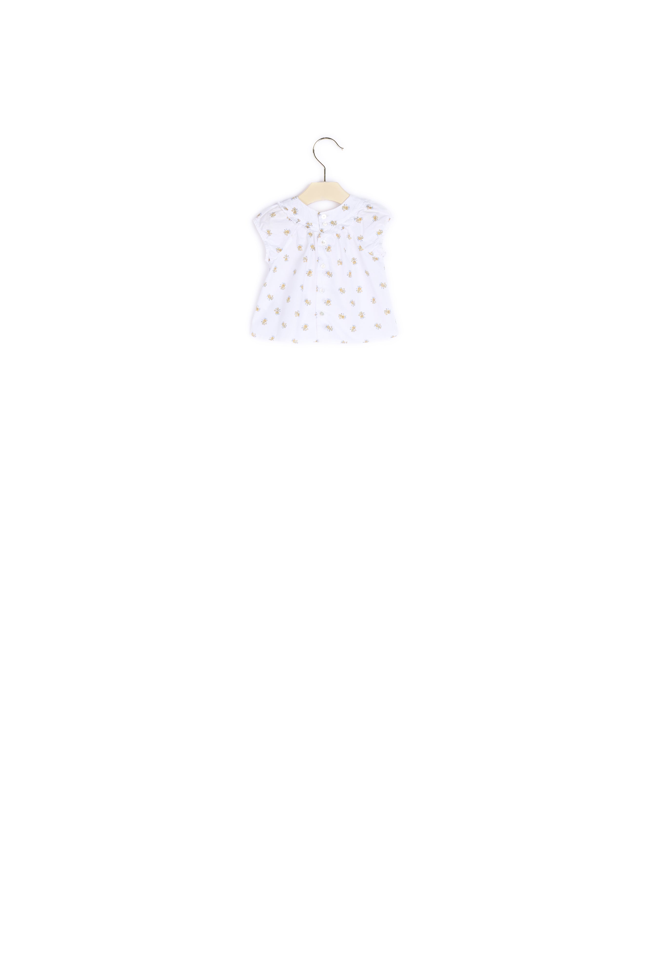 Blouse en popeline imprimée - Bonpoint vintage