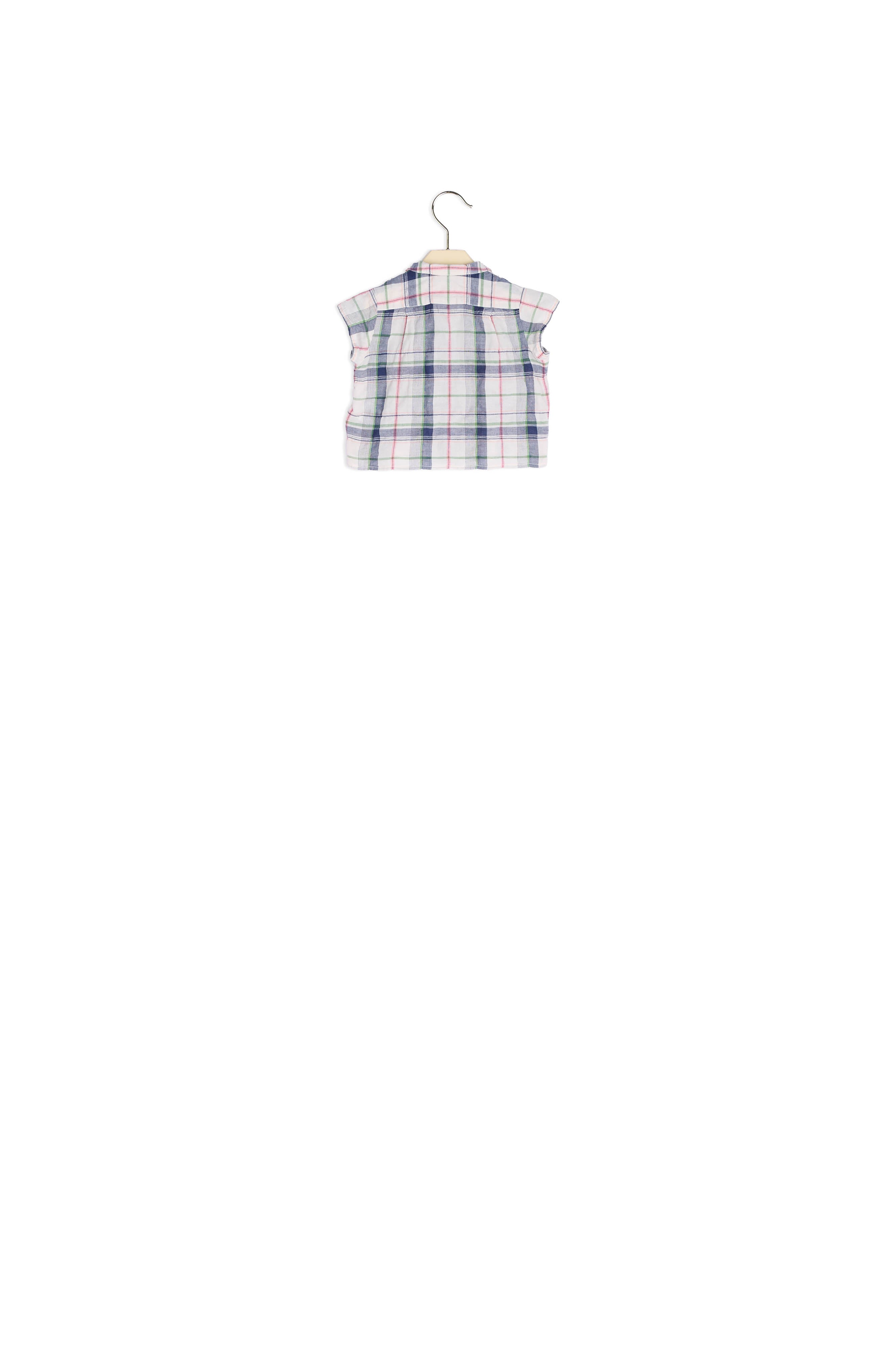 Chemise à manches courtes - Bonpoint vintage