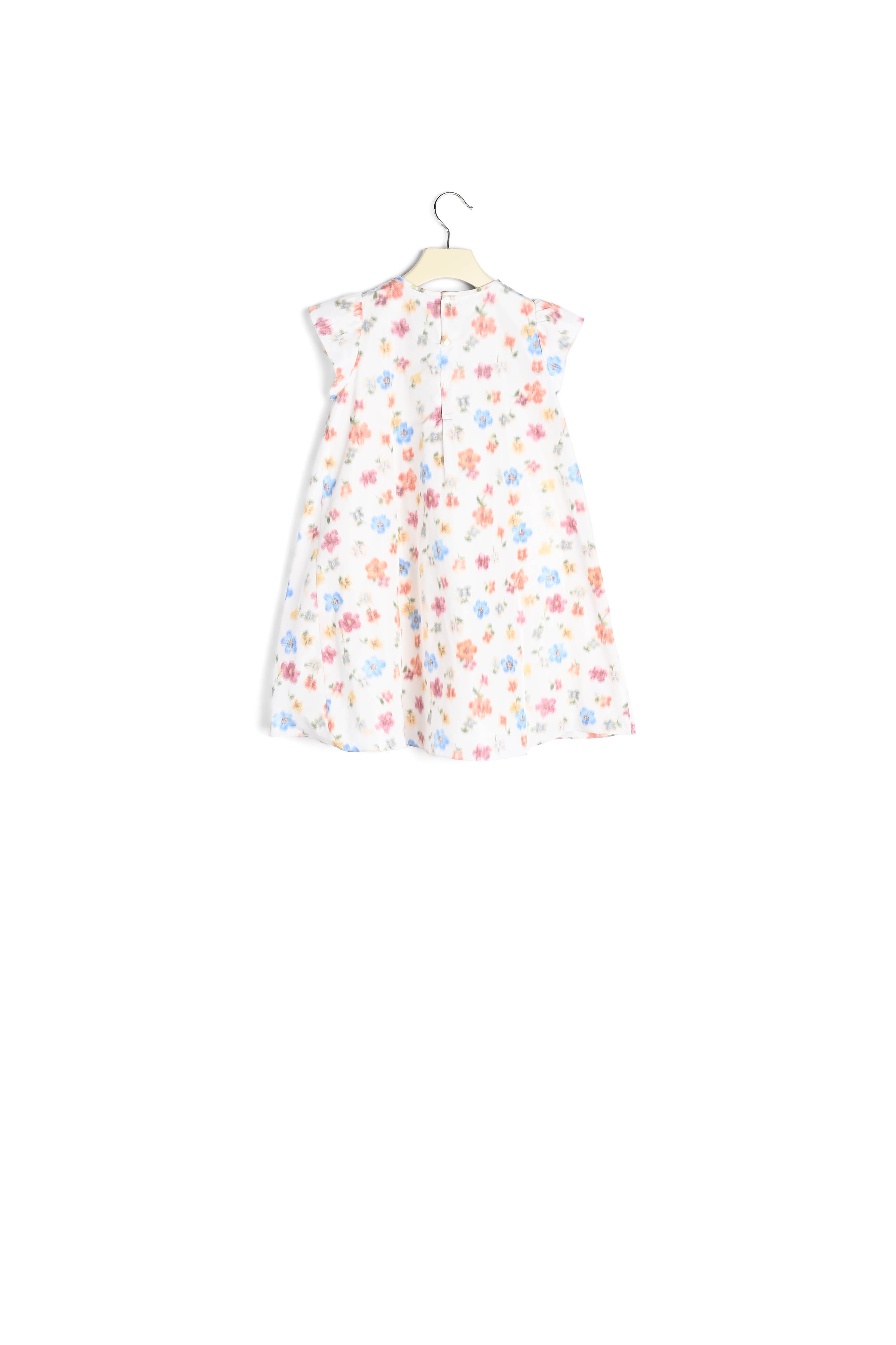Robe en taffetas smockée - Bonpoint vintage