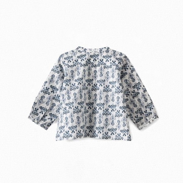 Tunique en coton façonné - Bonpoint vintage