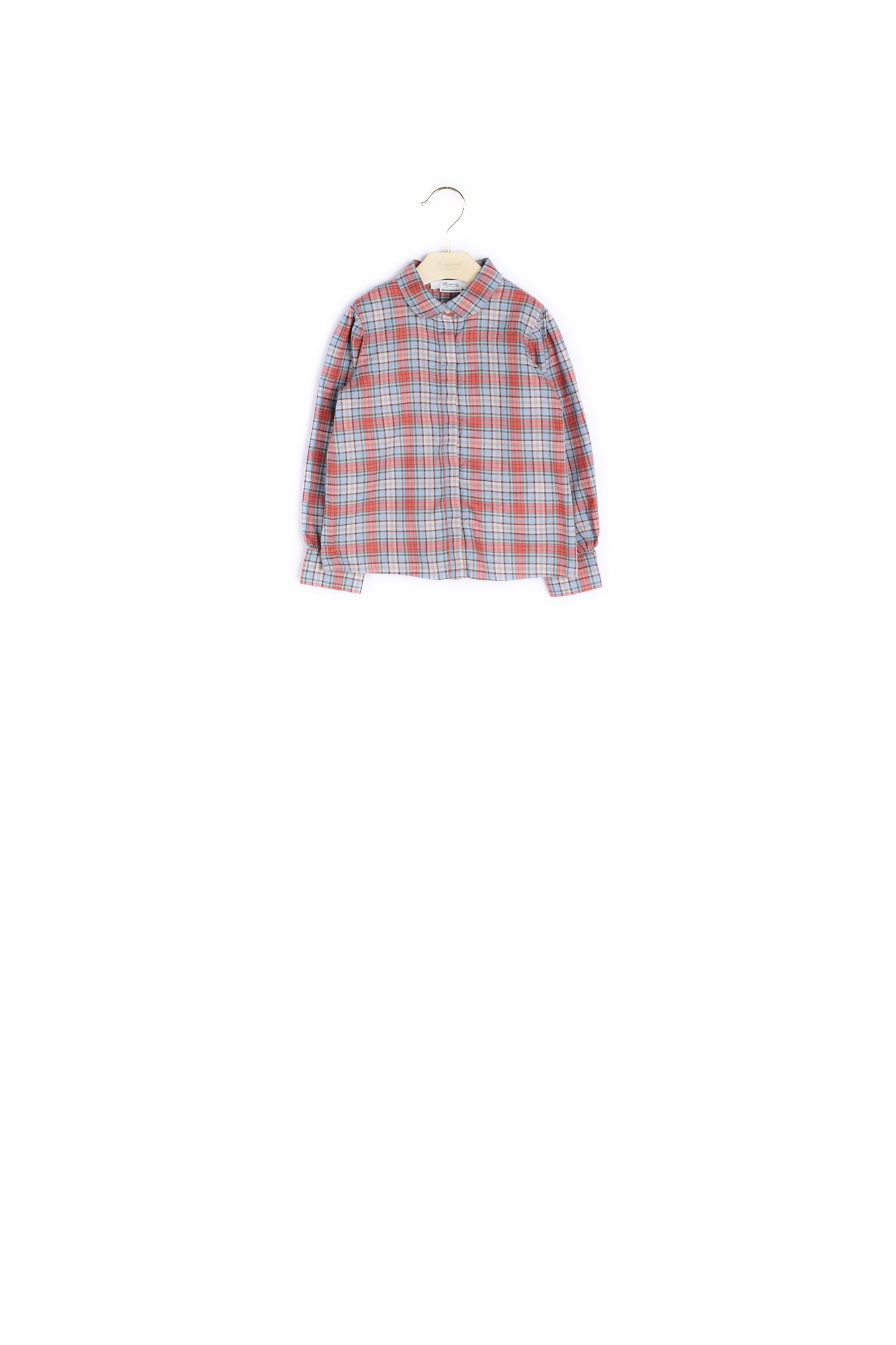 Blouse à carreaux fille - Bonpoint vintage