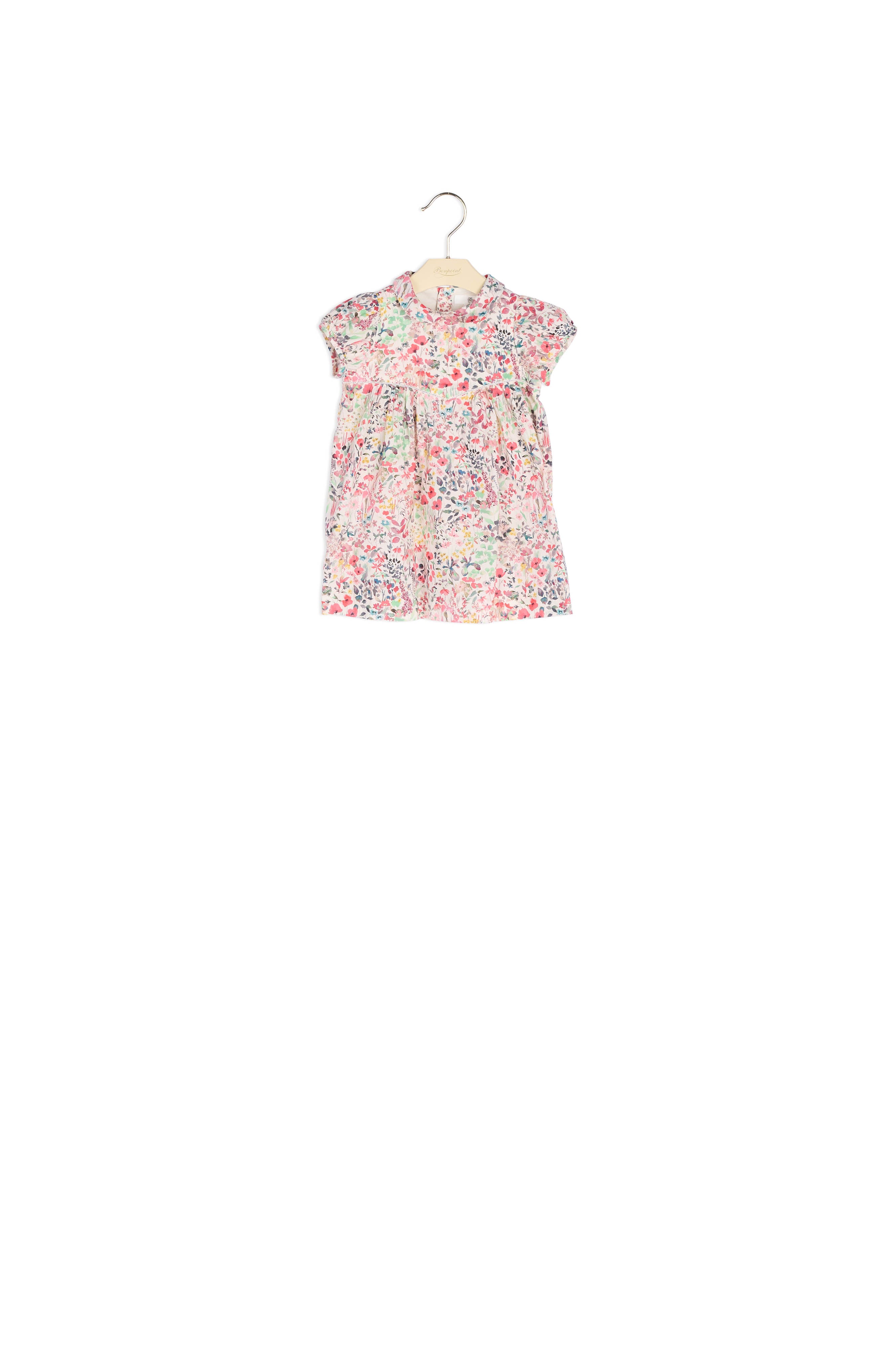 Robe en coton Liberty bébé - Bonpoint vintage
