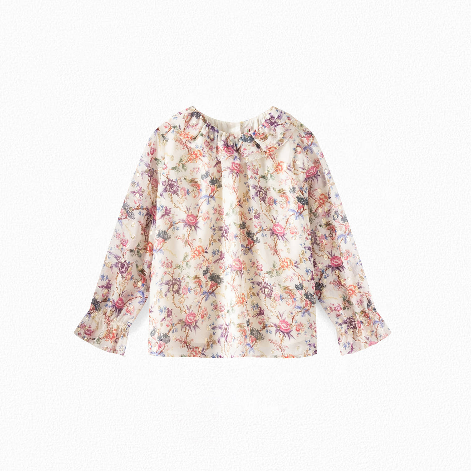 Blouse en soie imprimée - Bonpoint vintage