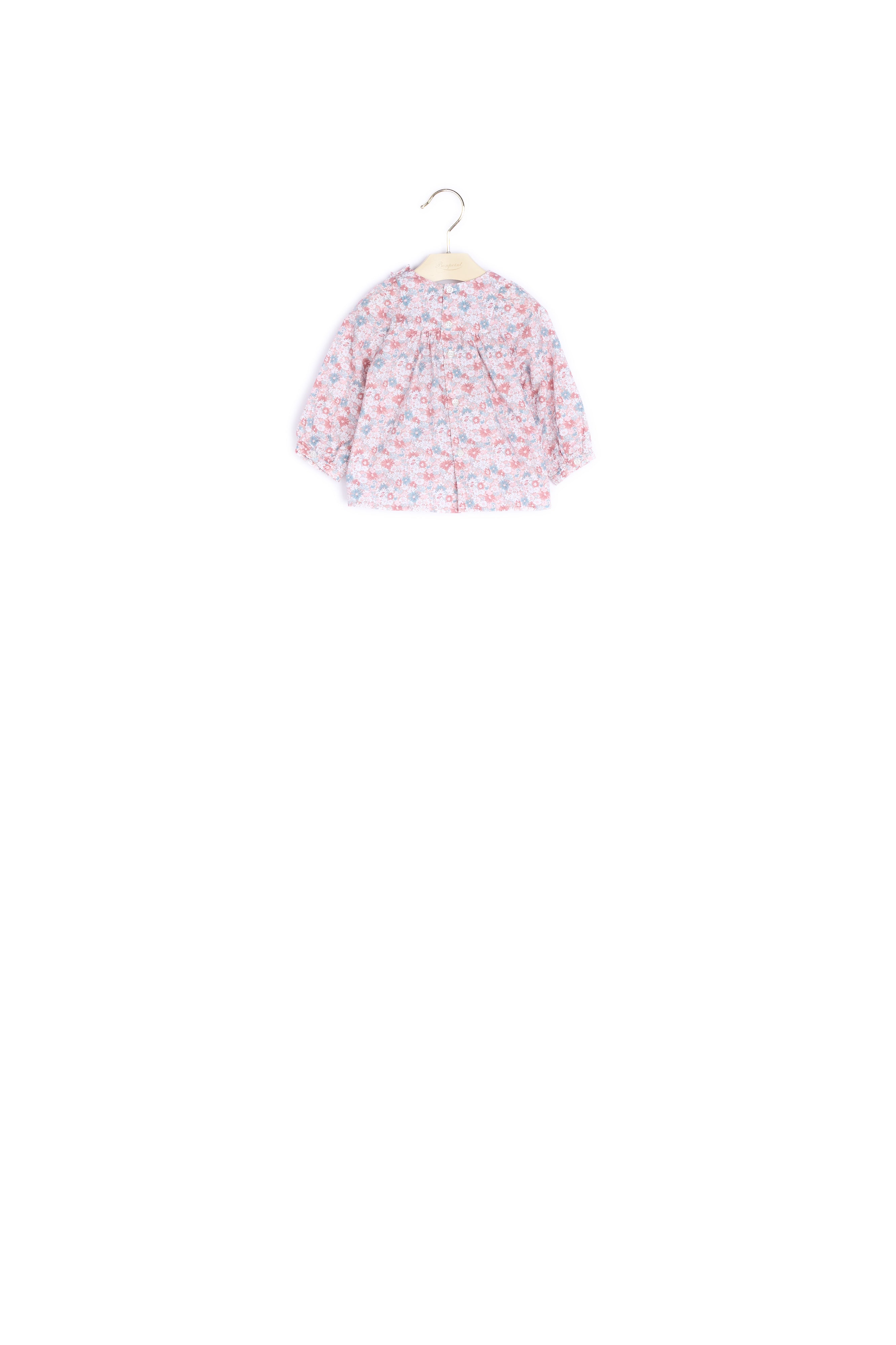 Blouse avec plastron et plis plats - Bonpoint vintage