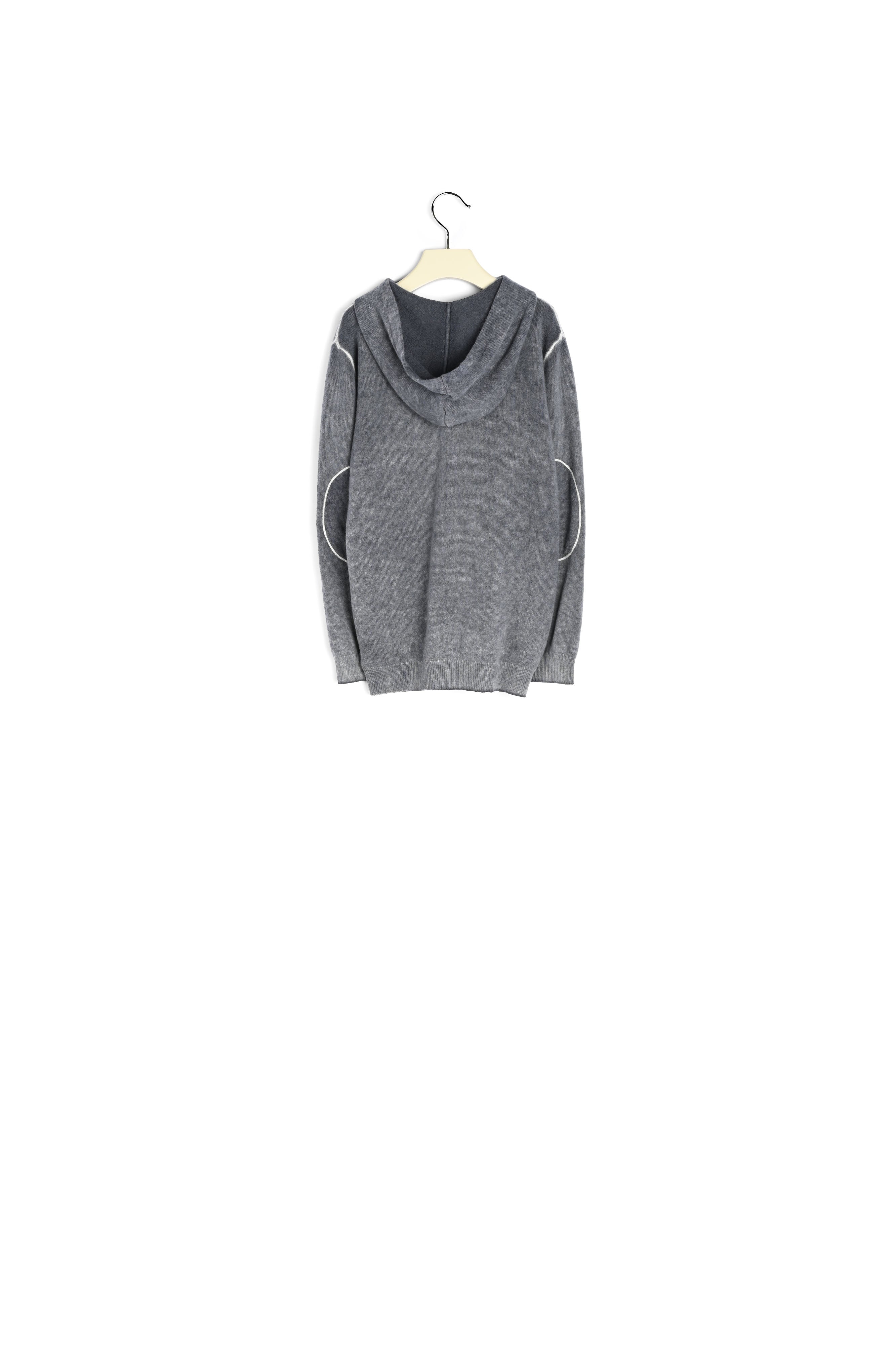 Cardigan à capuche zippé - Bonpoint vintage