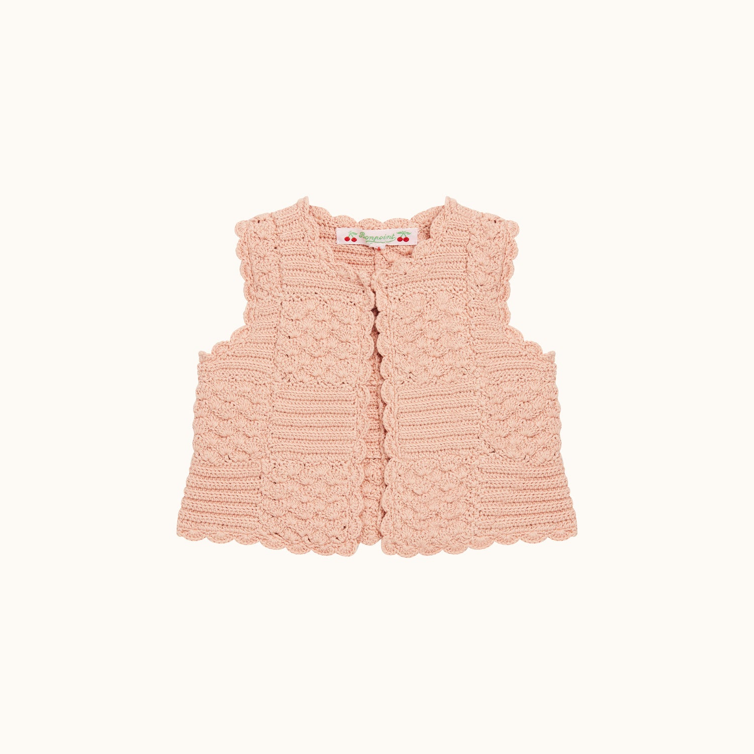 Cardigan en crochet - Bonpoint vintage