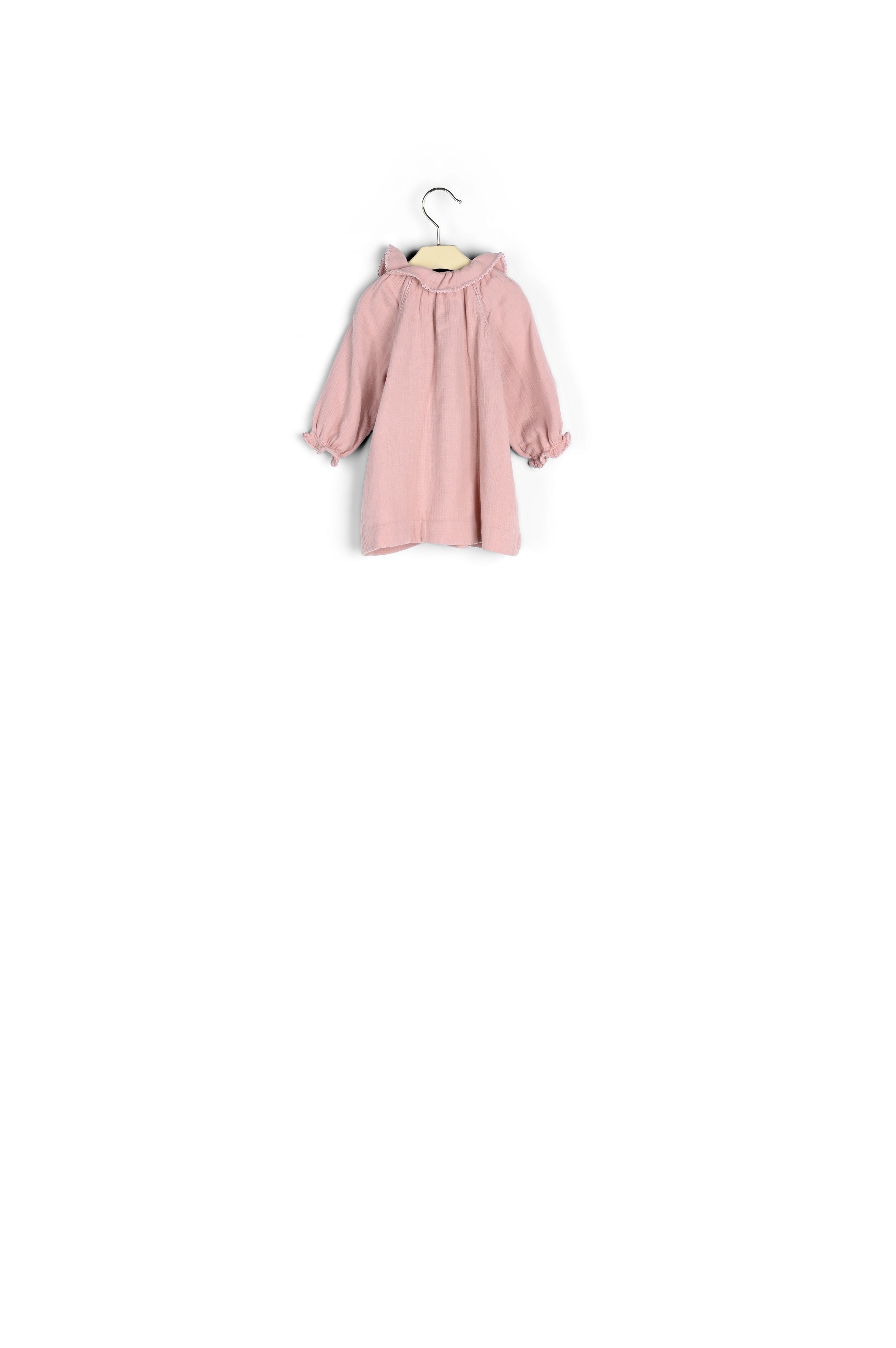 Robe Pêche bébé en coton double - Bonpoint vintage