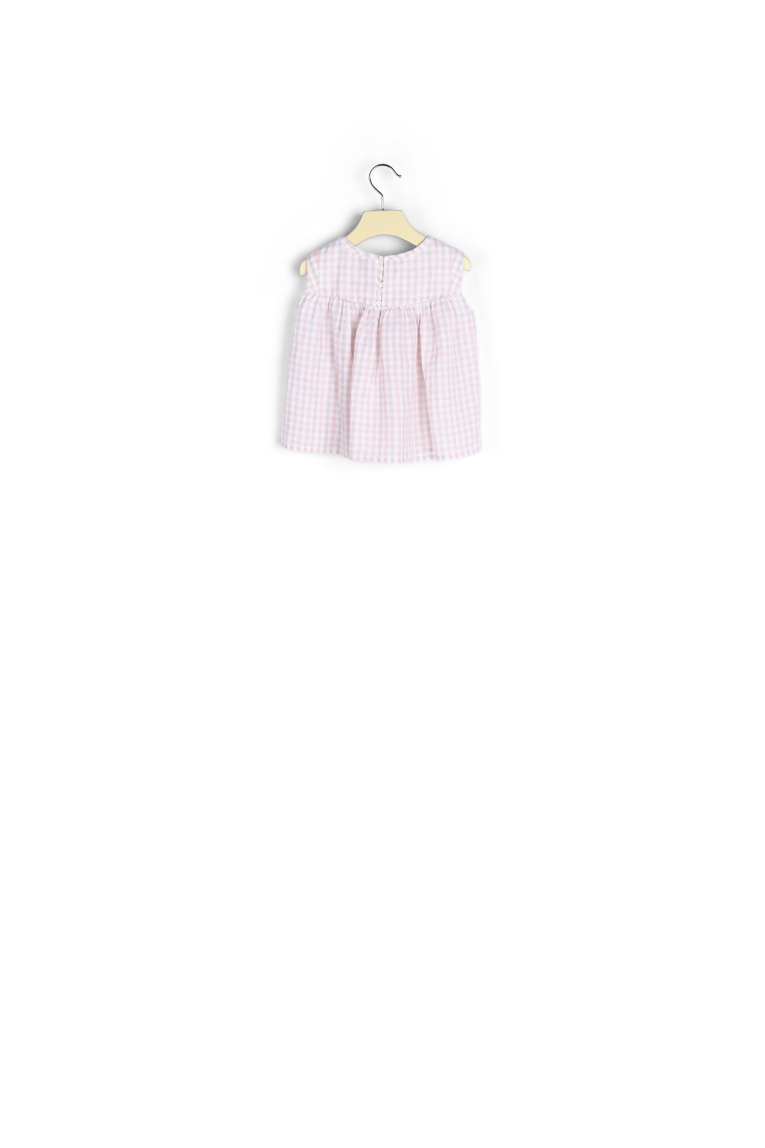 Blouse à carreaux - Bonpoint vintage