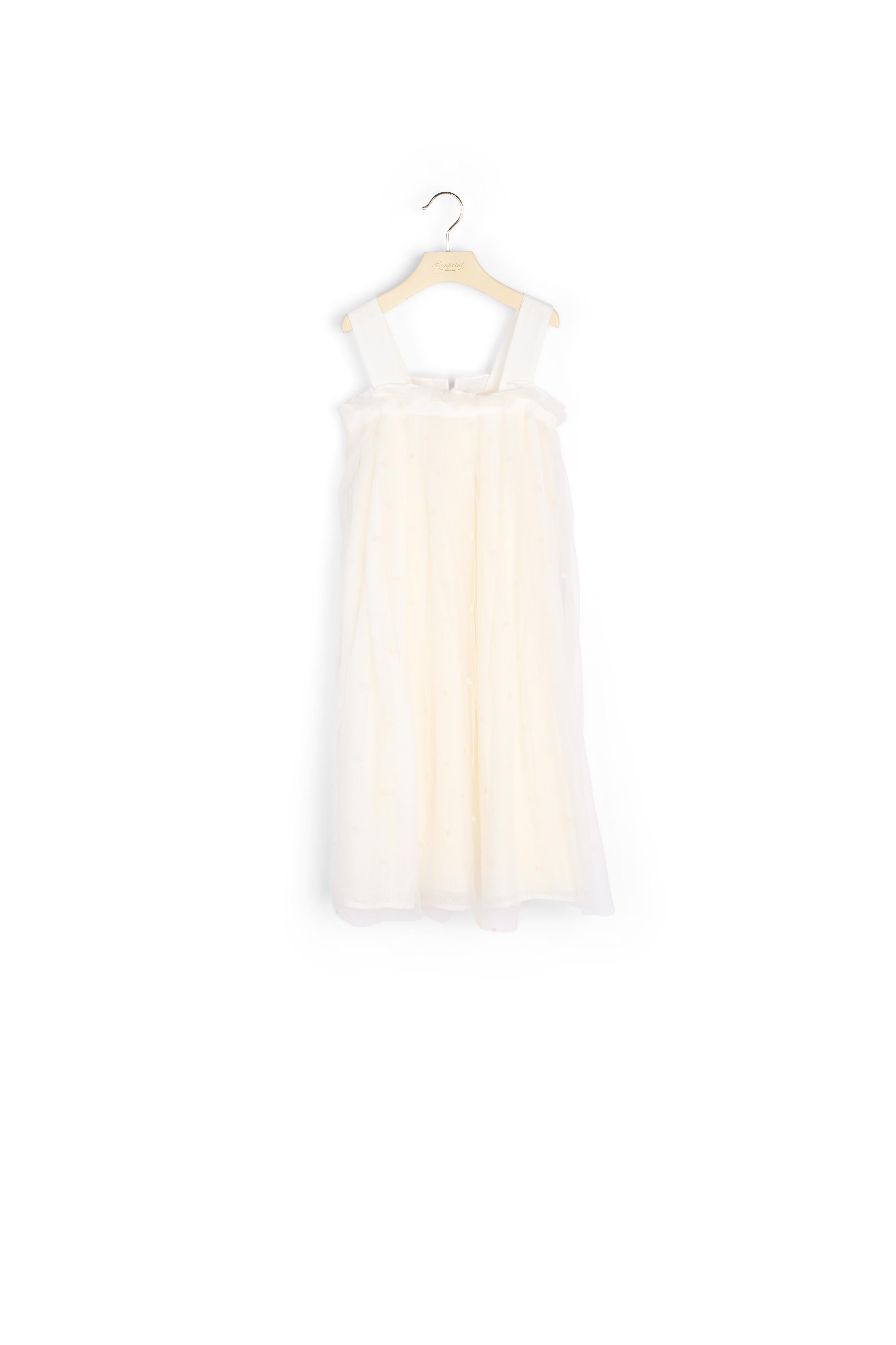 Robe en tulle brodé - Bonpoint vintage