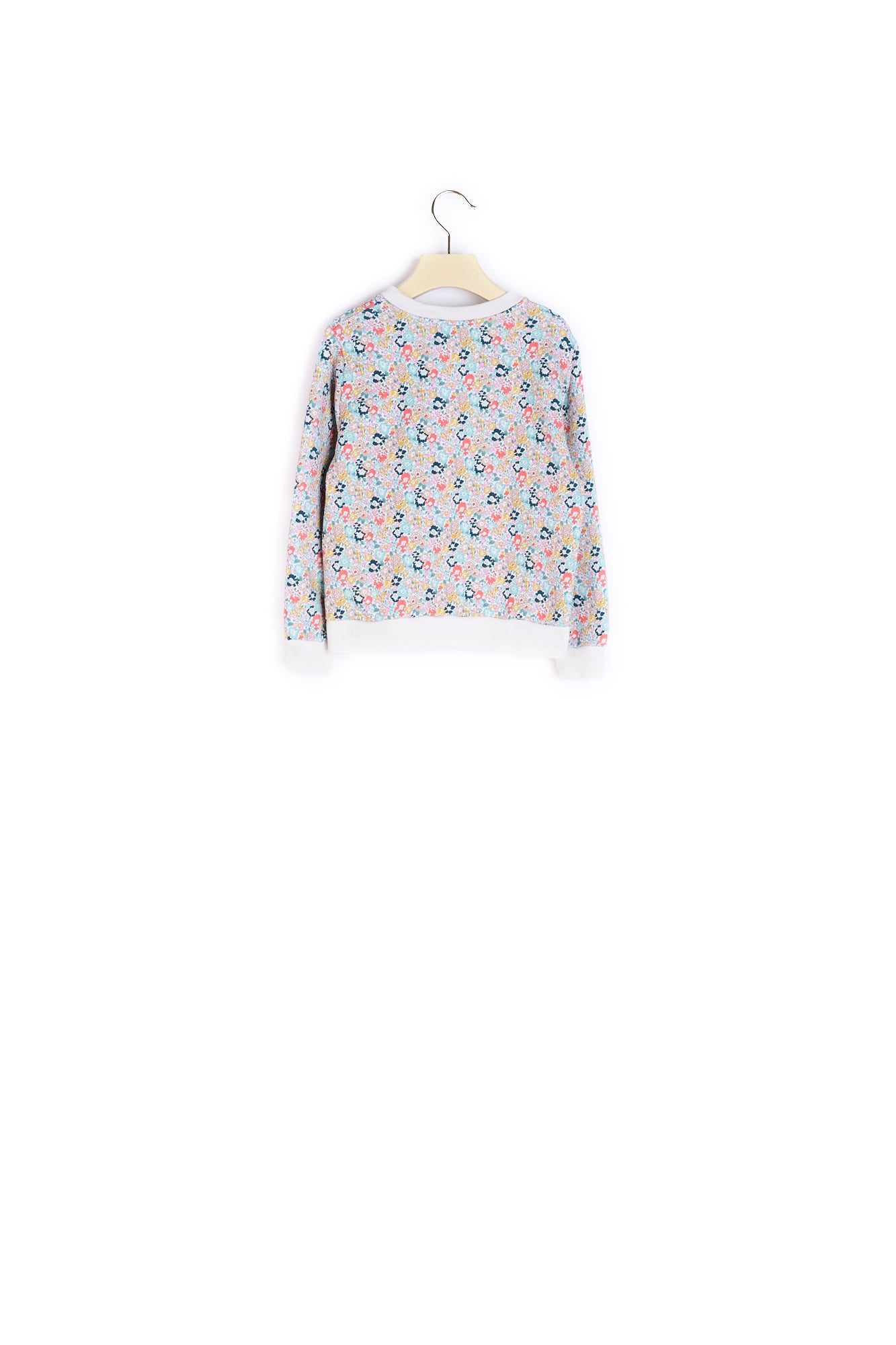 Sweatshirt en tissu Liberty fille - Bonpoint vintage