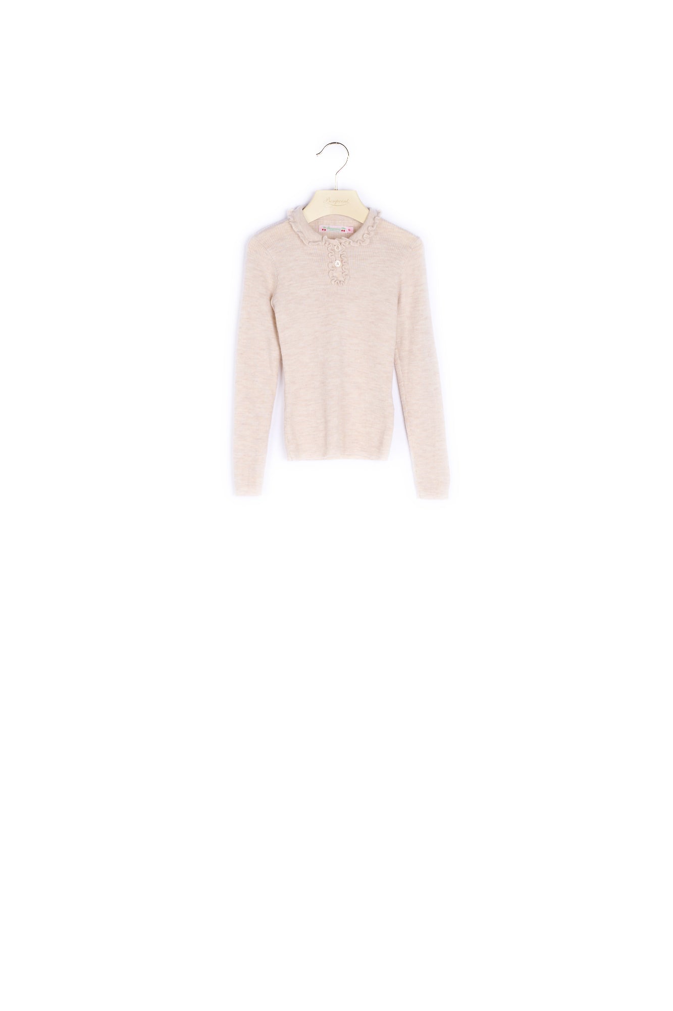 Pull polo en mérinos - Bonpoint vintage
