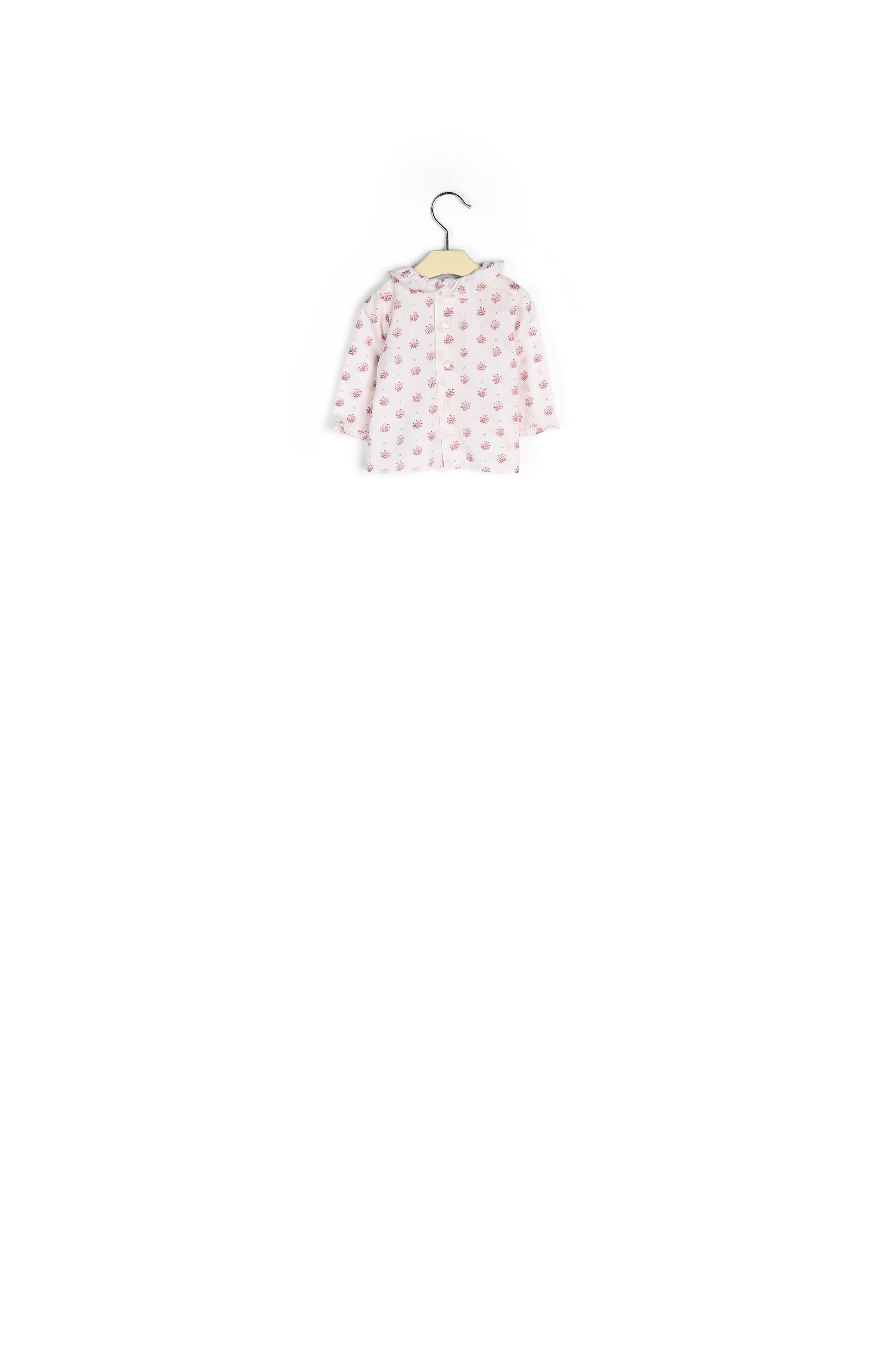 Blouse imprimée en voile de coton - Bonpoint vintage