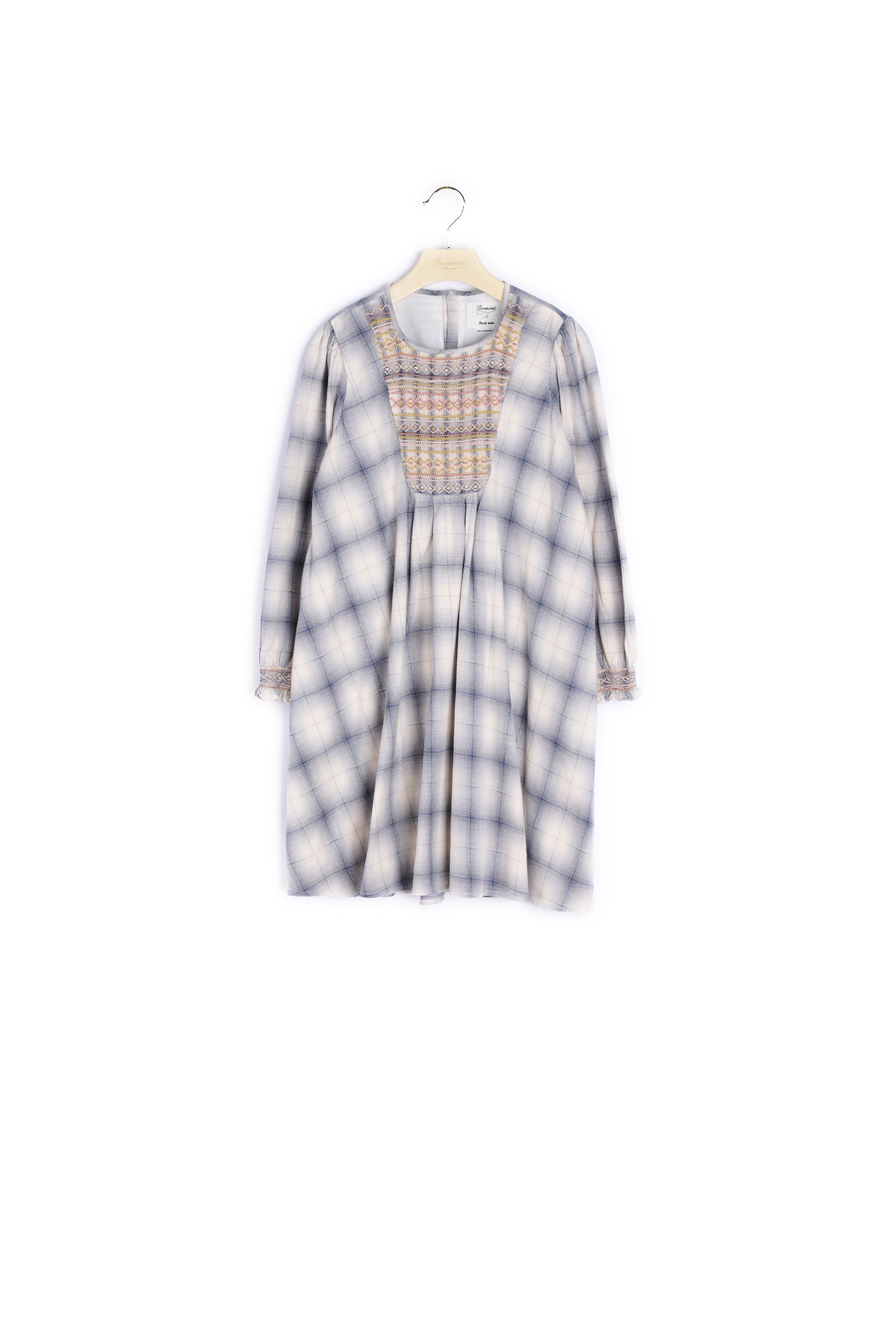 Robe à carreaux fille - Bonpoint vintage