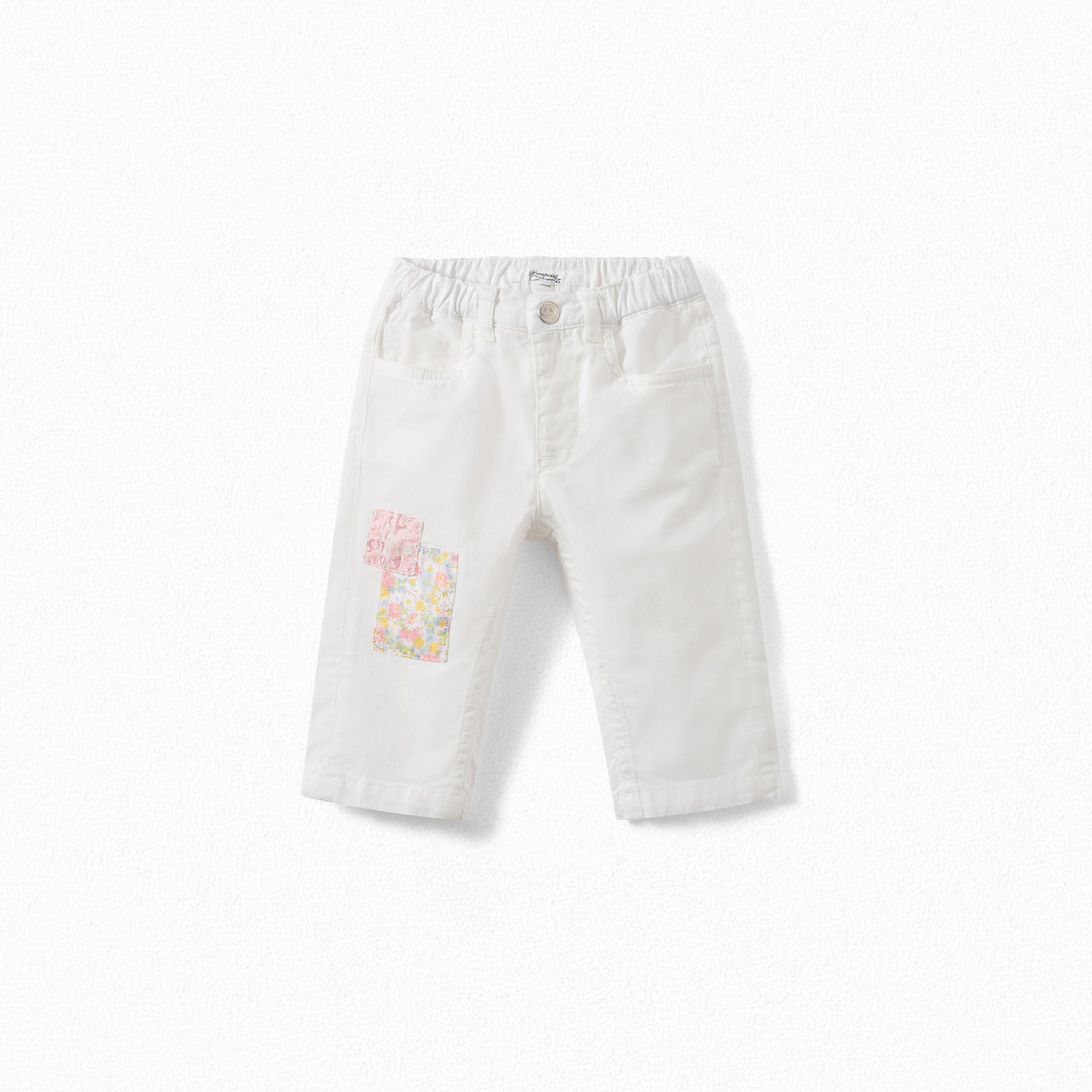 Short en jean léger bébé - Bonpoint vintage