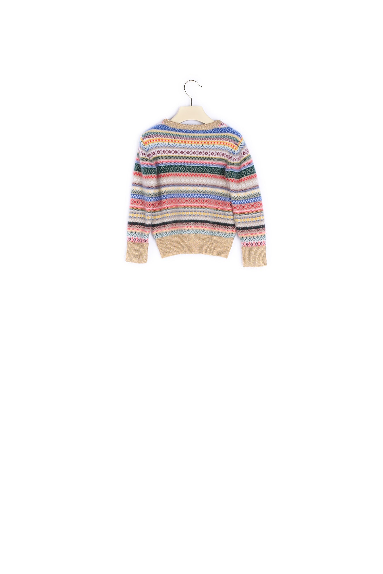 Pull fille en jacquard - Bonpoint vintage