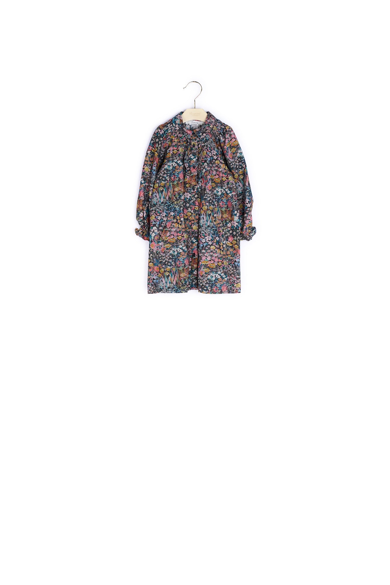 Robe en velours tissu Liberty - Bonpoint vintage