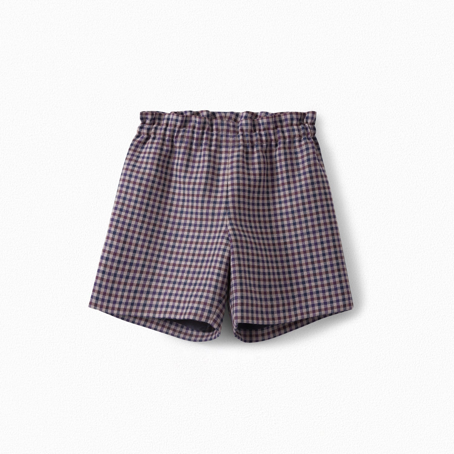 Short à carreaux en laine mélangée - Bonpoint vintage