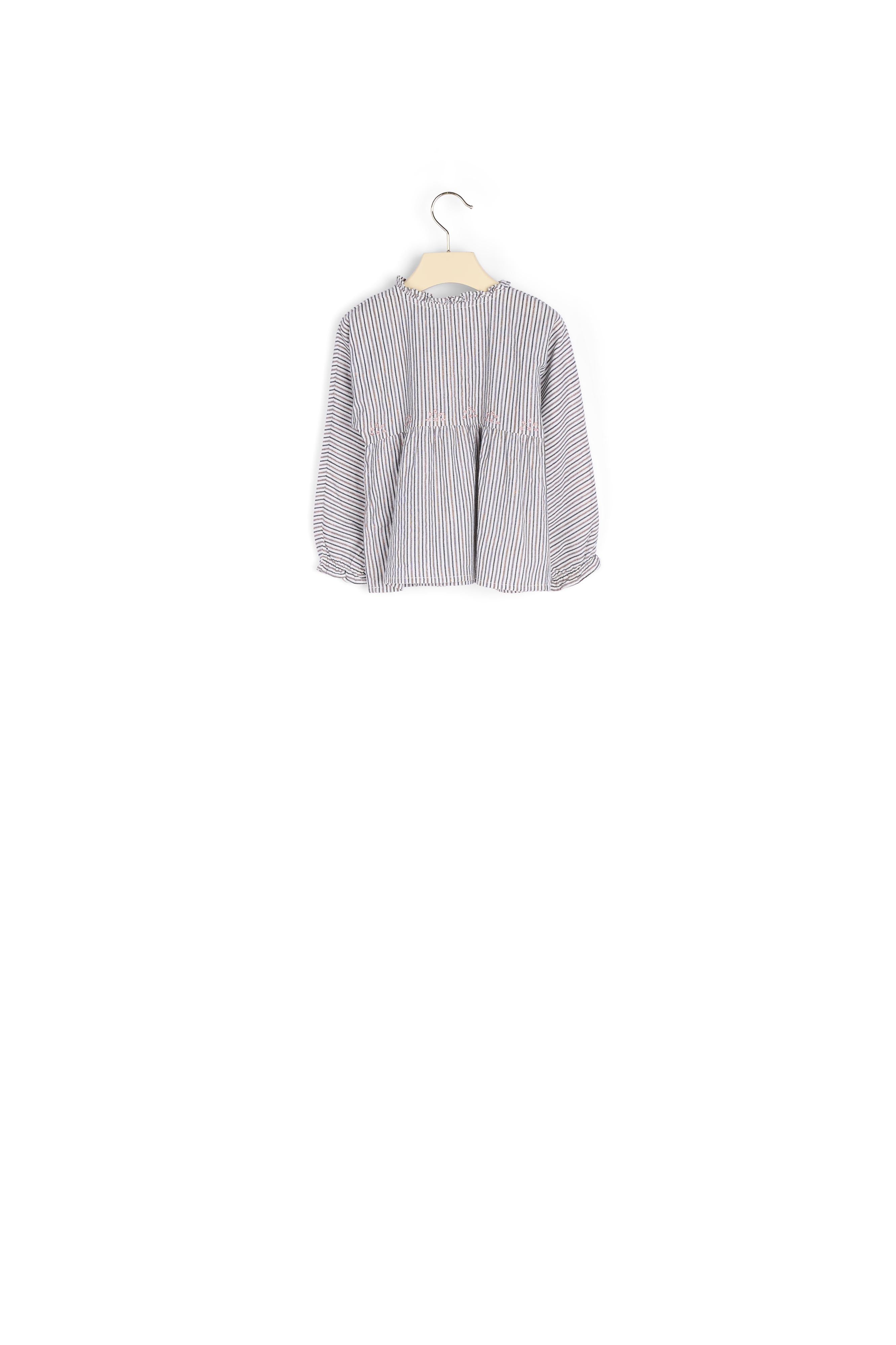 Blouse brodée main - Bonpoint vintage