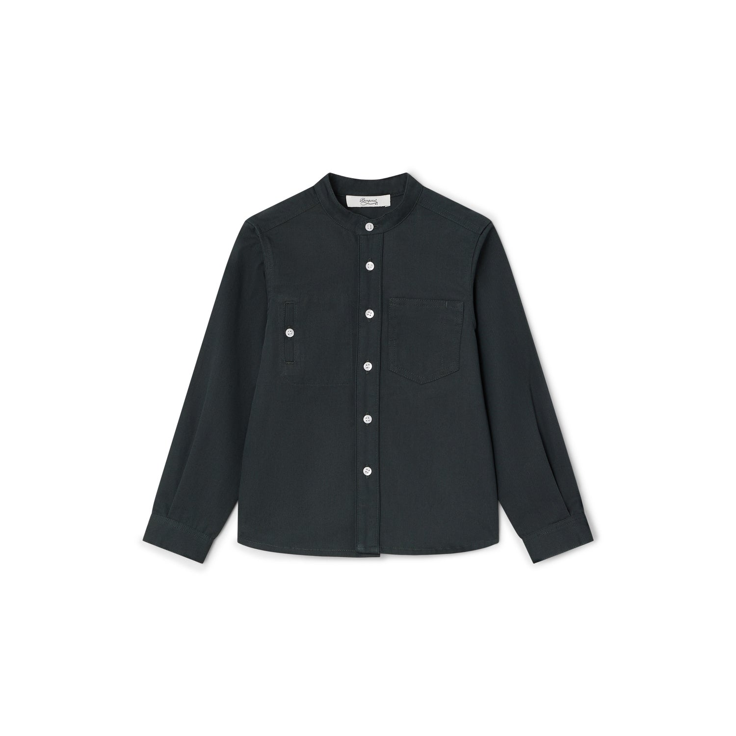 Chemise à col mao - Bonpoint vintage