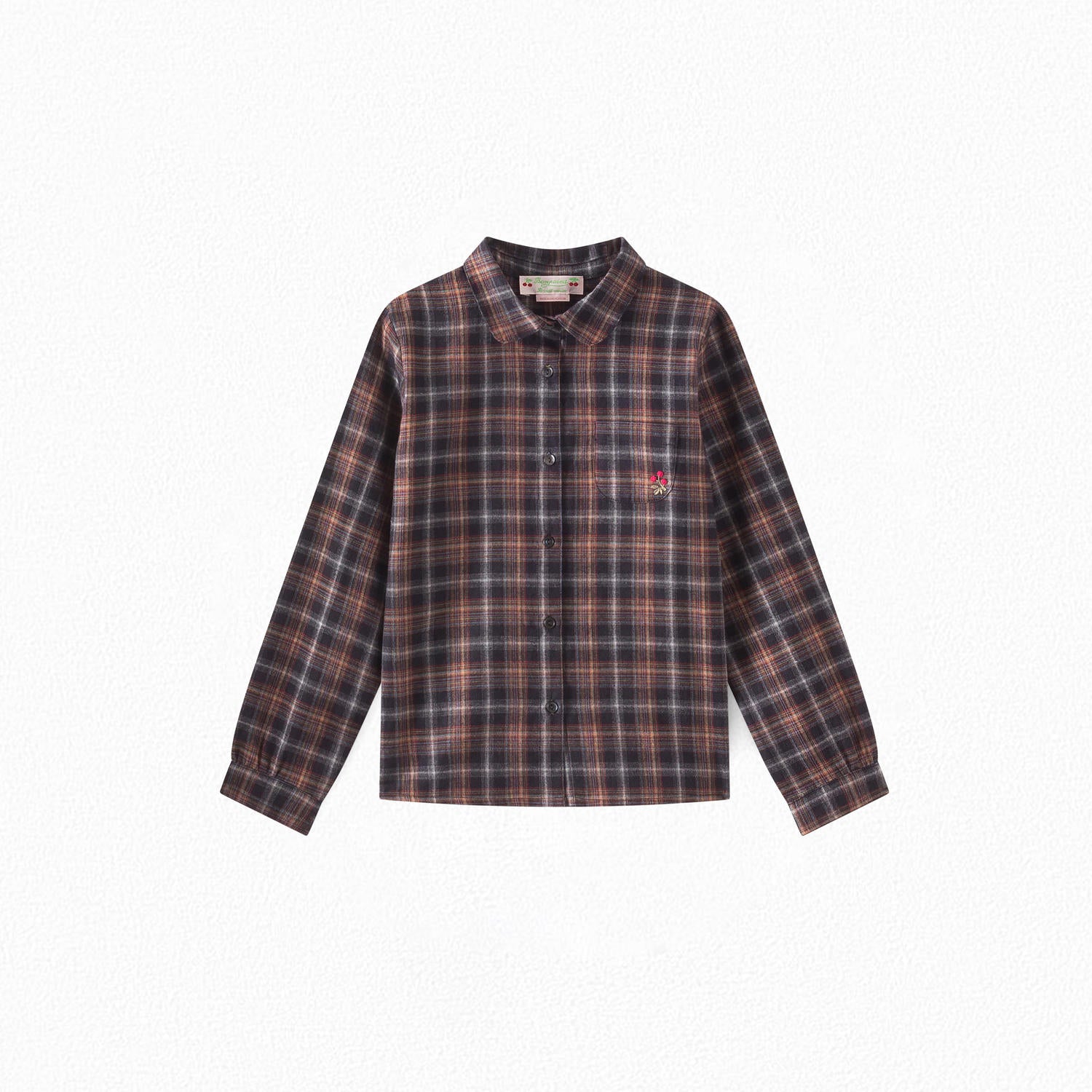 Blouse en twill émerisé fille - Bonpoint vintage